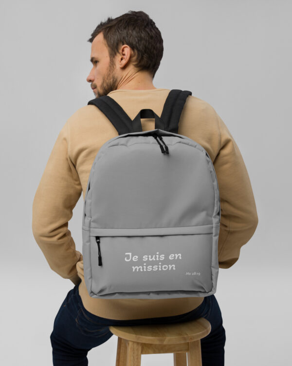 Sac à dos « Je suis en mission »