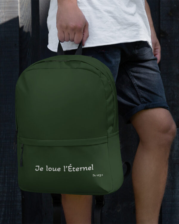 Sac à dos « Je loue l’Éternel »