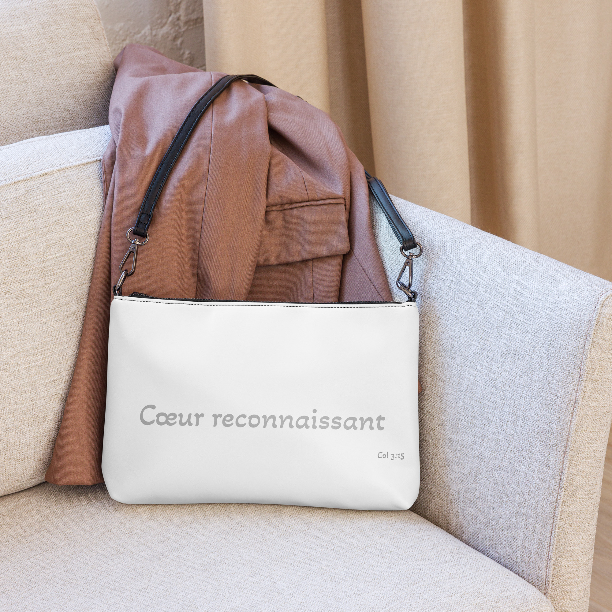 Sac en bandoulière "Cœur reconnaissant"