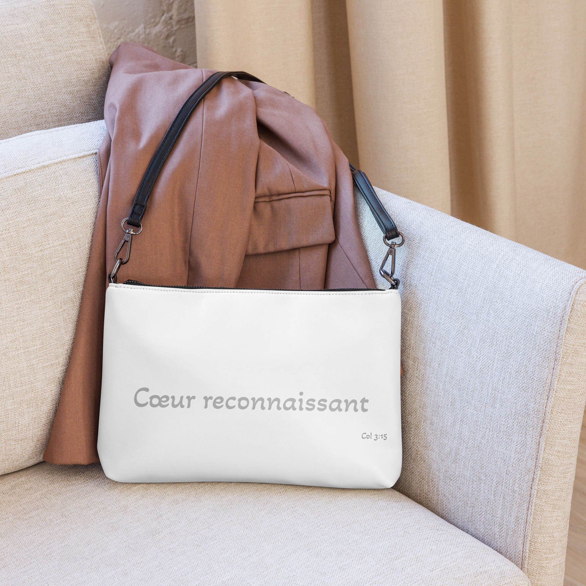 Sac en bandoulière "Cœur reconnaissant" – Image 2