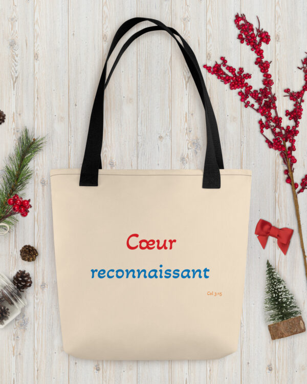 Tote bag « Cœur reconnaissant »