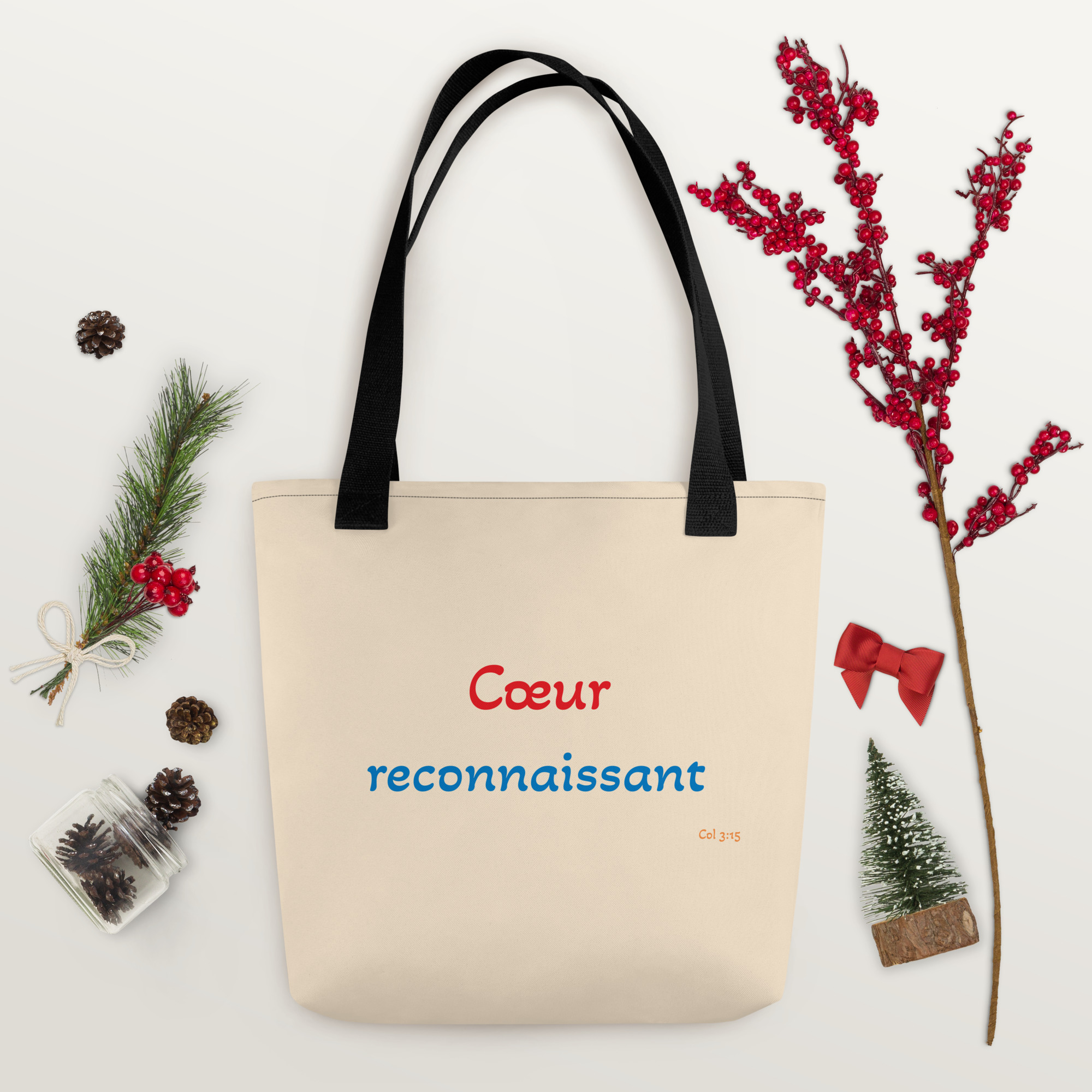 Tote bag "Cœur reconnaissant" – Image 2