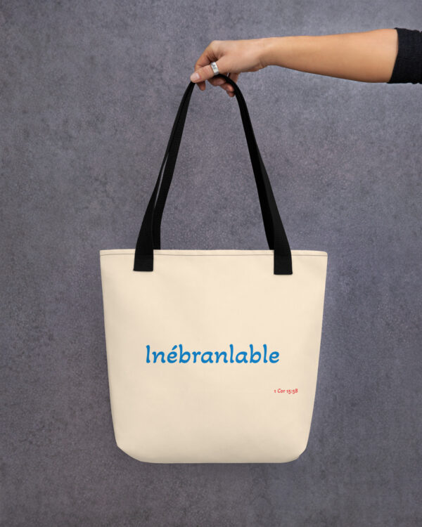 Tote bag « Inébranlable »
