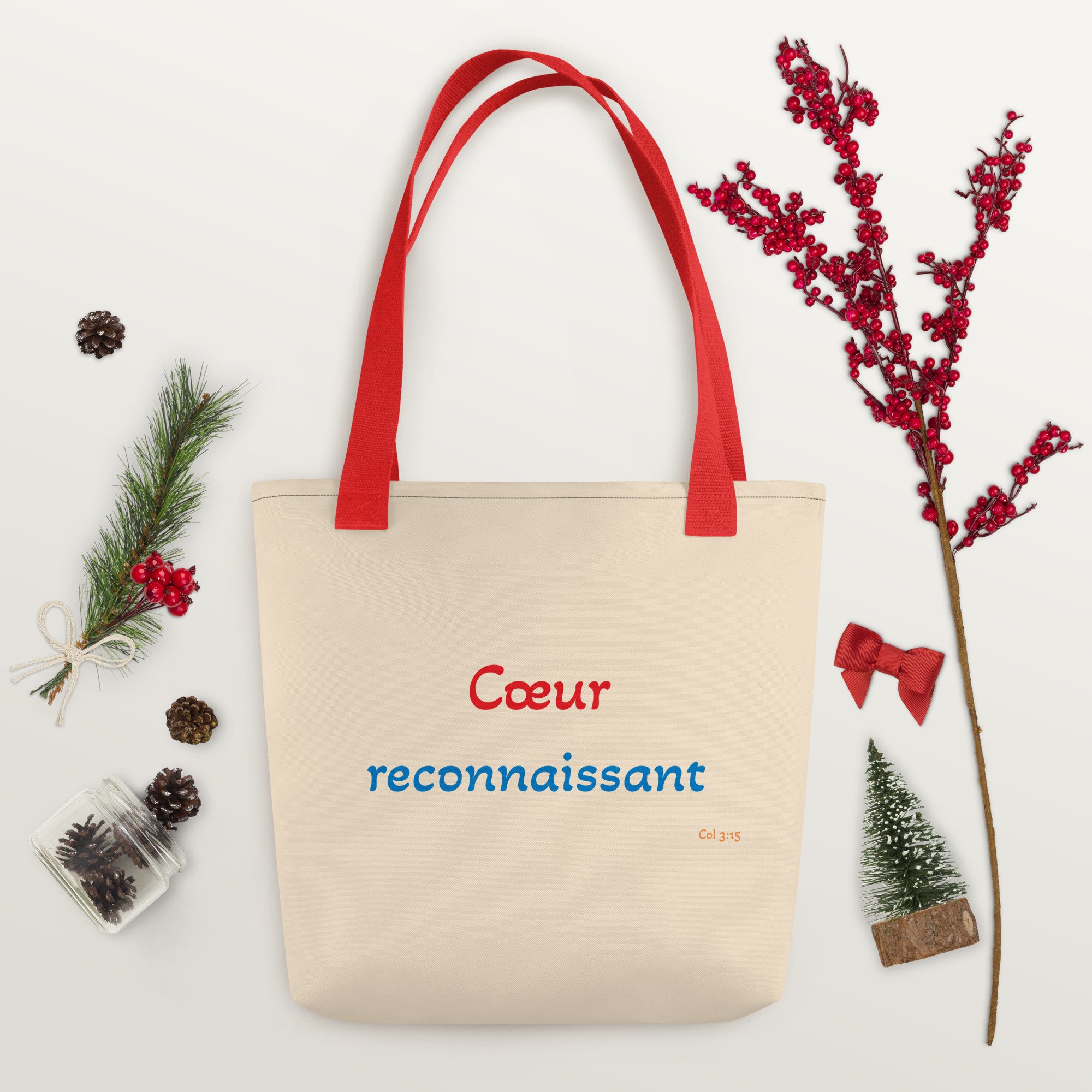 Tote bag "Cœur reconnaissant" – Image 4