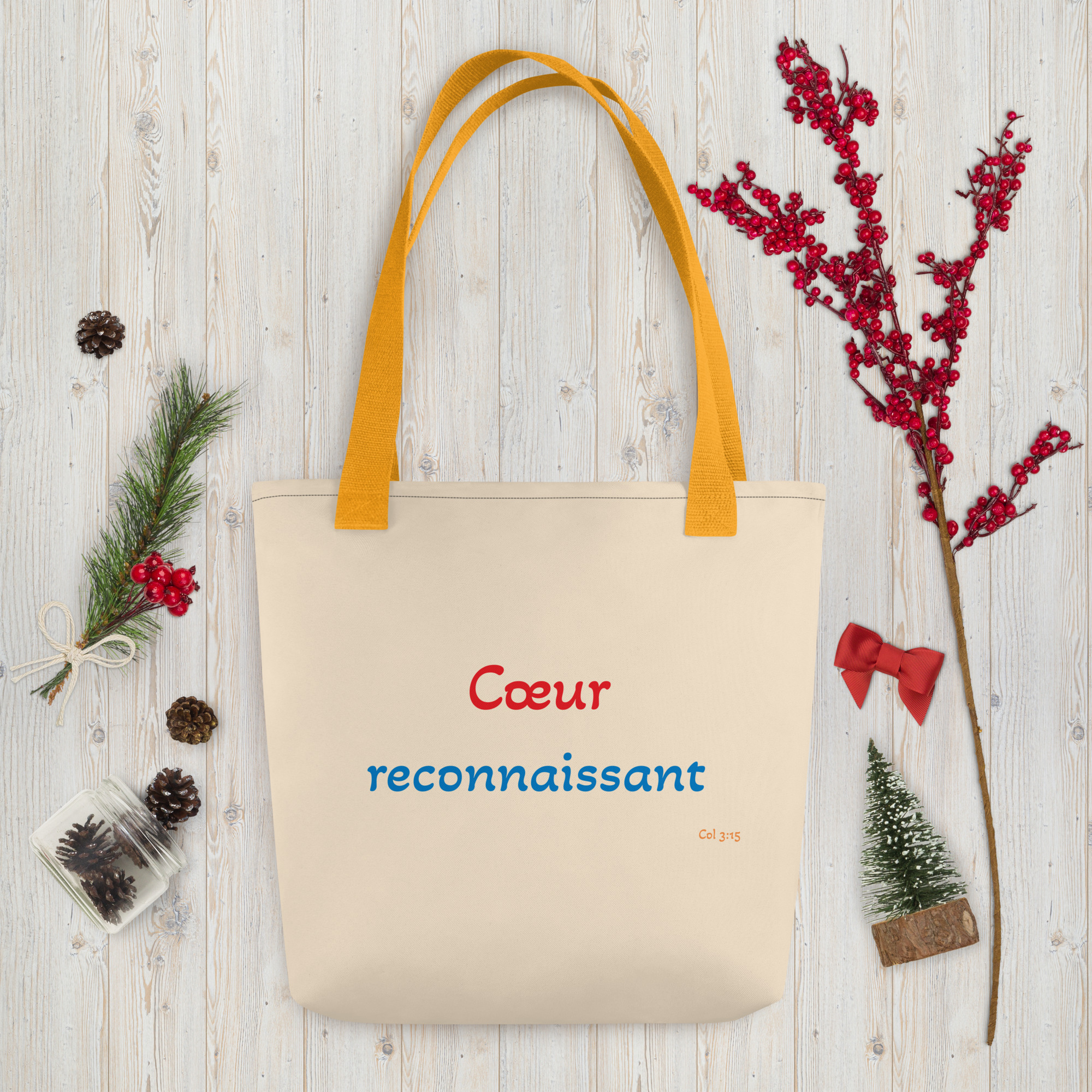 Tote bag "Cœur reconnaissant" – Image 5