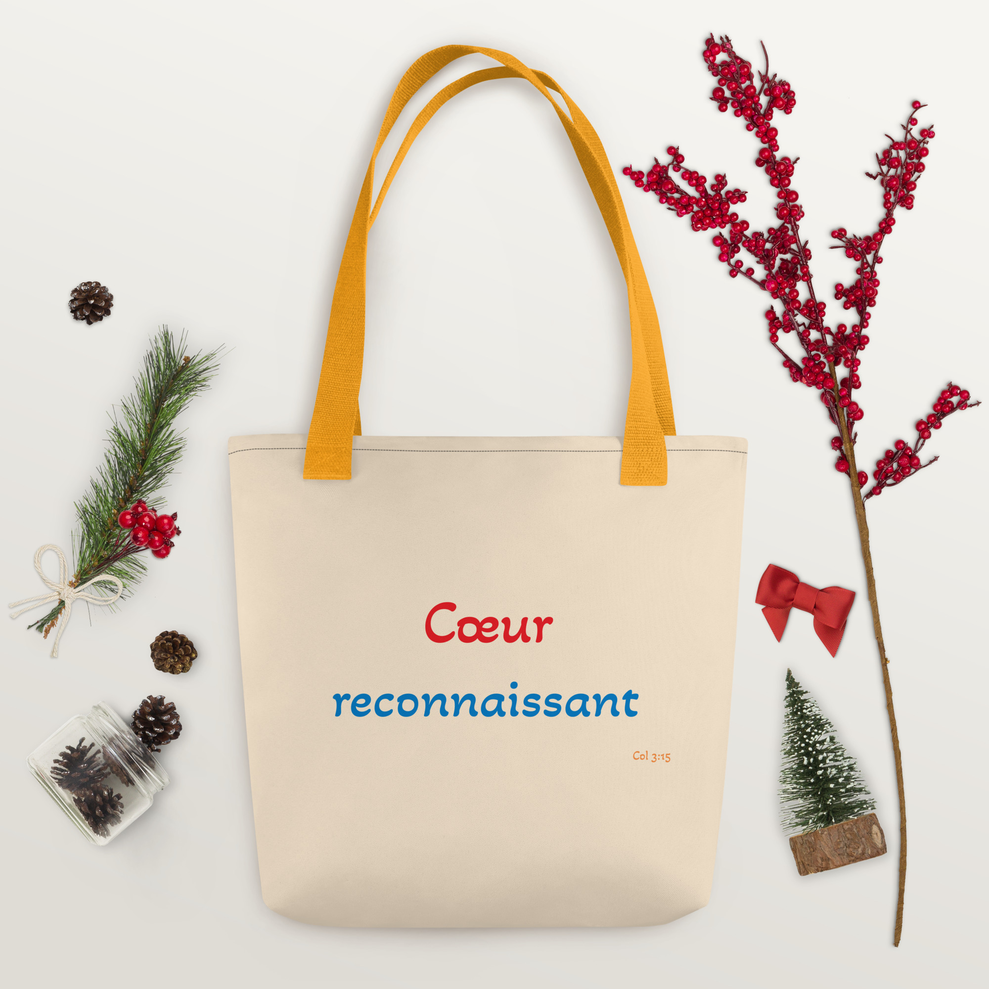 Tote bag "Cœur reconnaissant" – Image 6