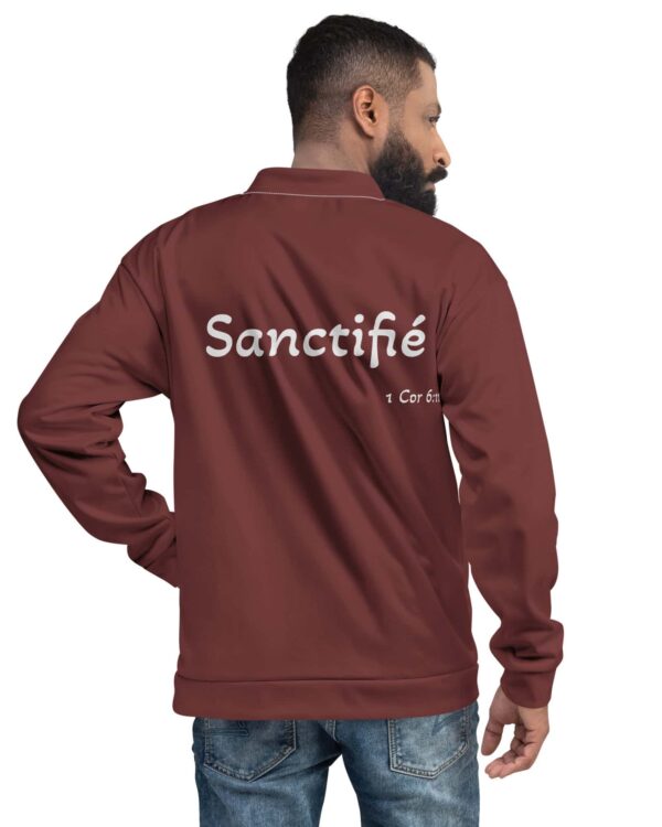 Veste bomber unisexe « Sanctifié »