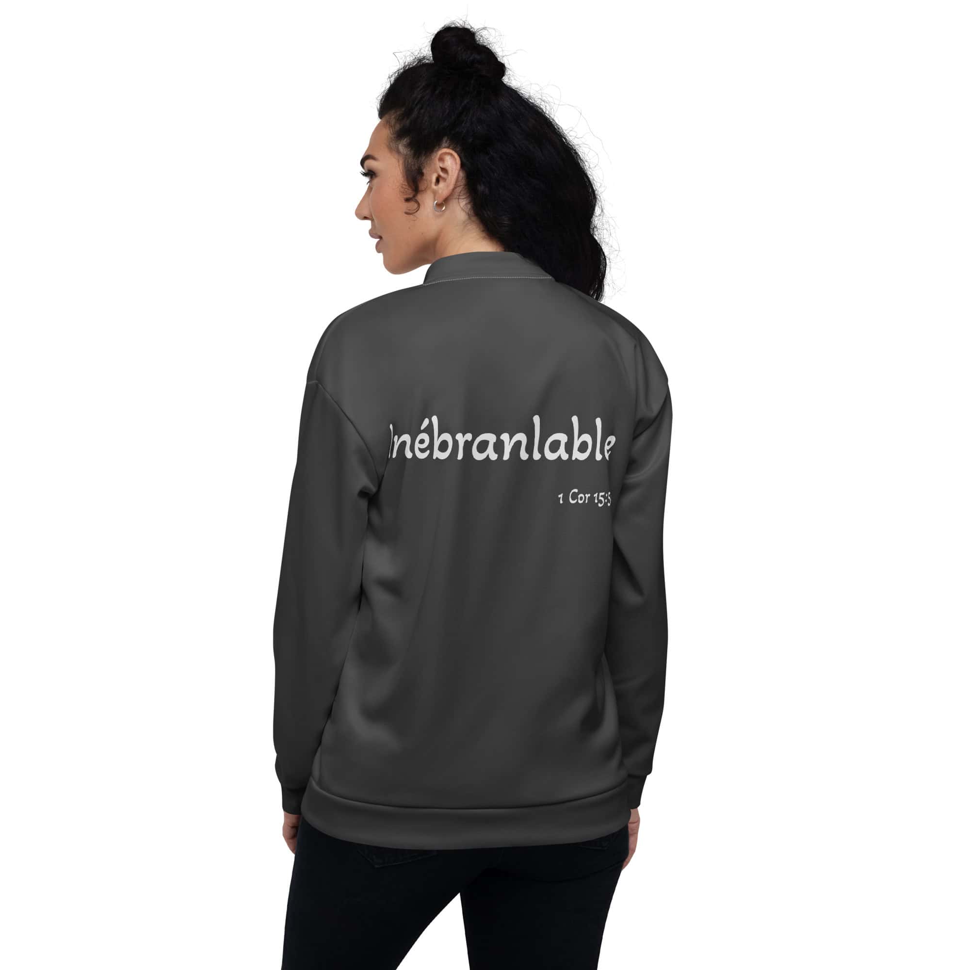 Veste de bombardier unisexe "Inébranlable" – Image 3