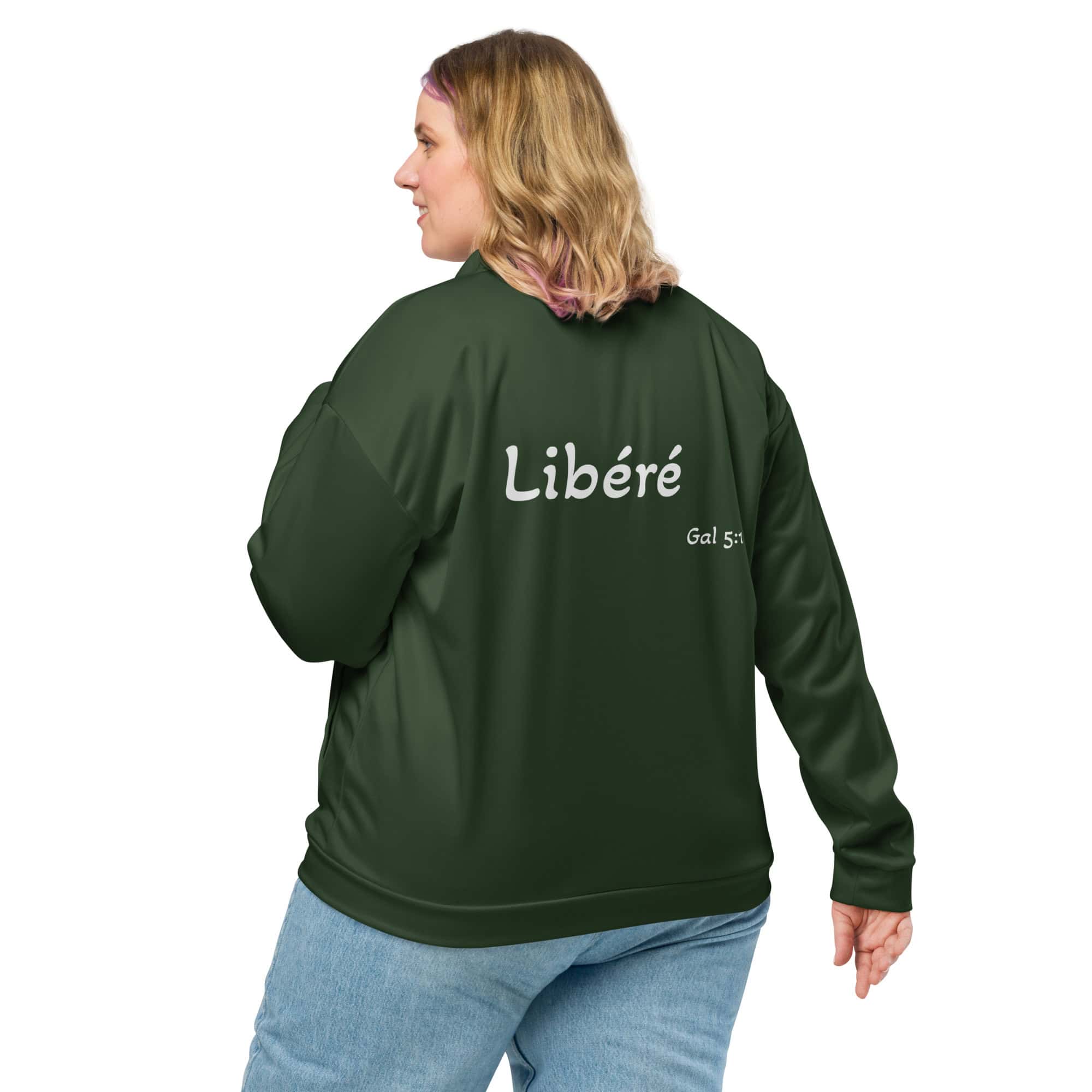 Veste de bombardier unisexe "Libéré" – Image 2
