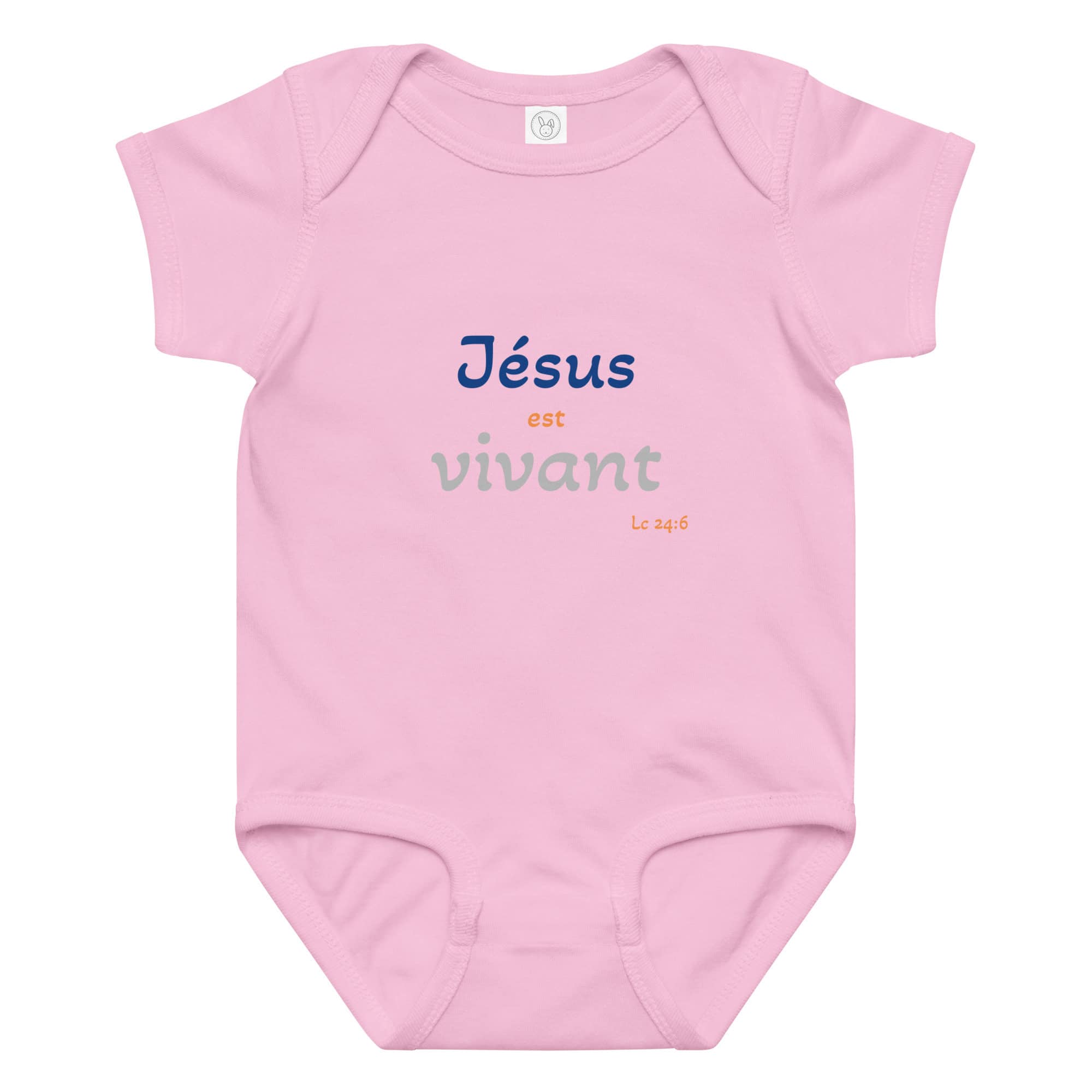 Body en jersey bébé "Jésus est vivant" – Image 7
