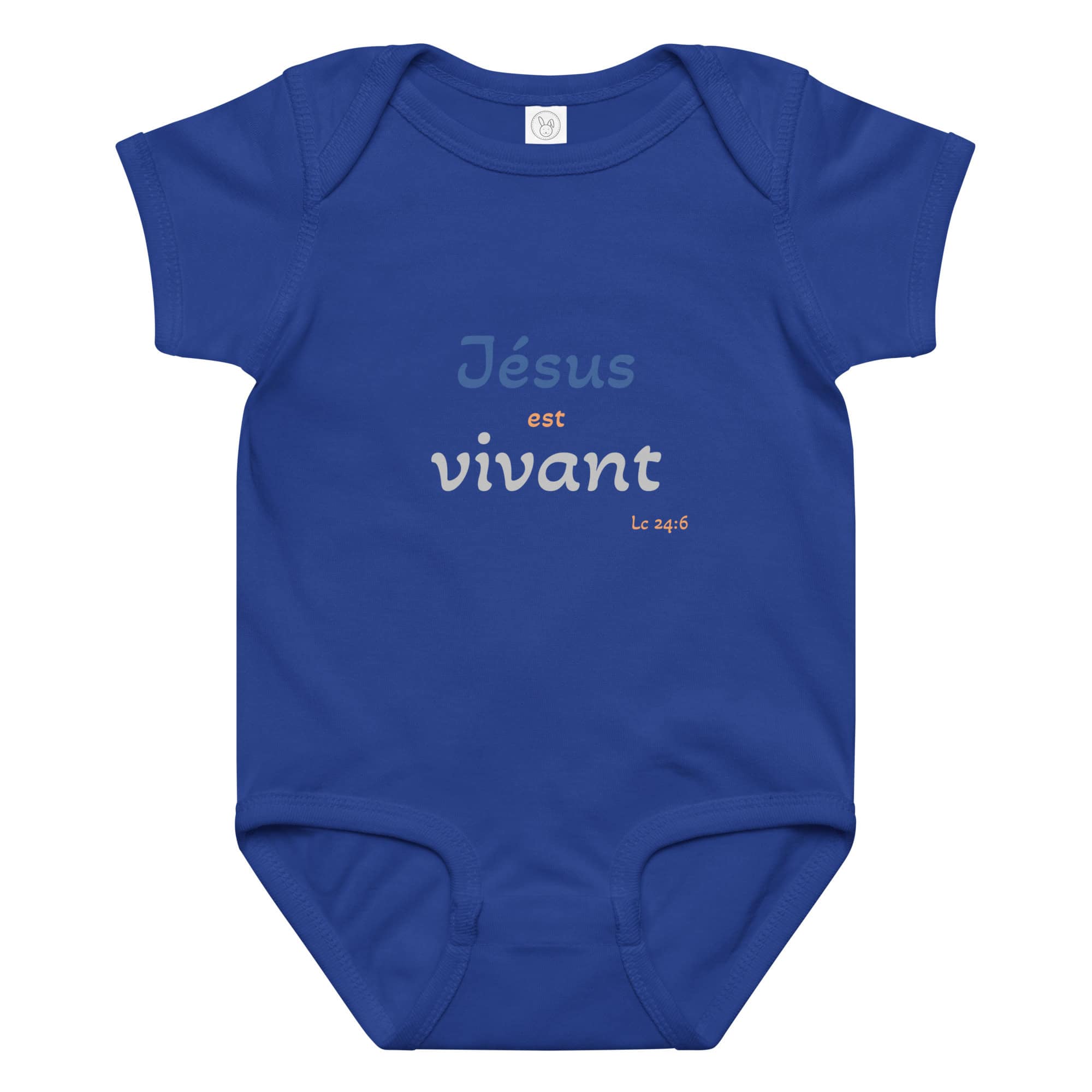 Body en jersey bébé "Jésus est vivant" – Image 5