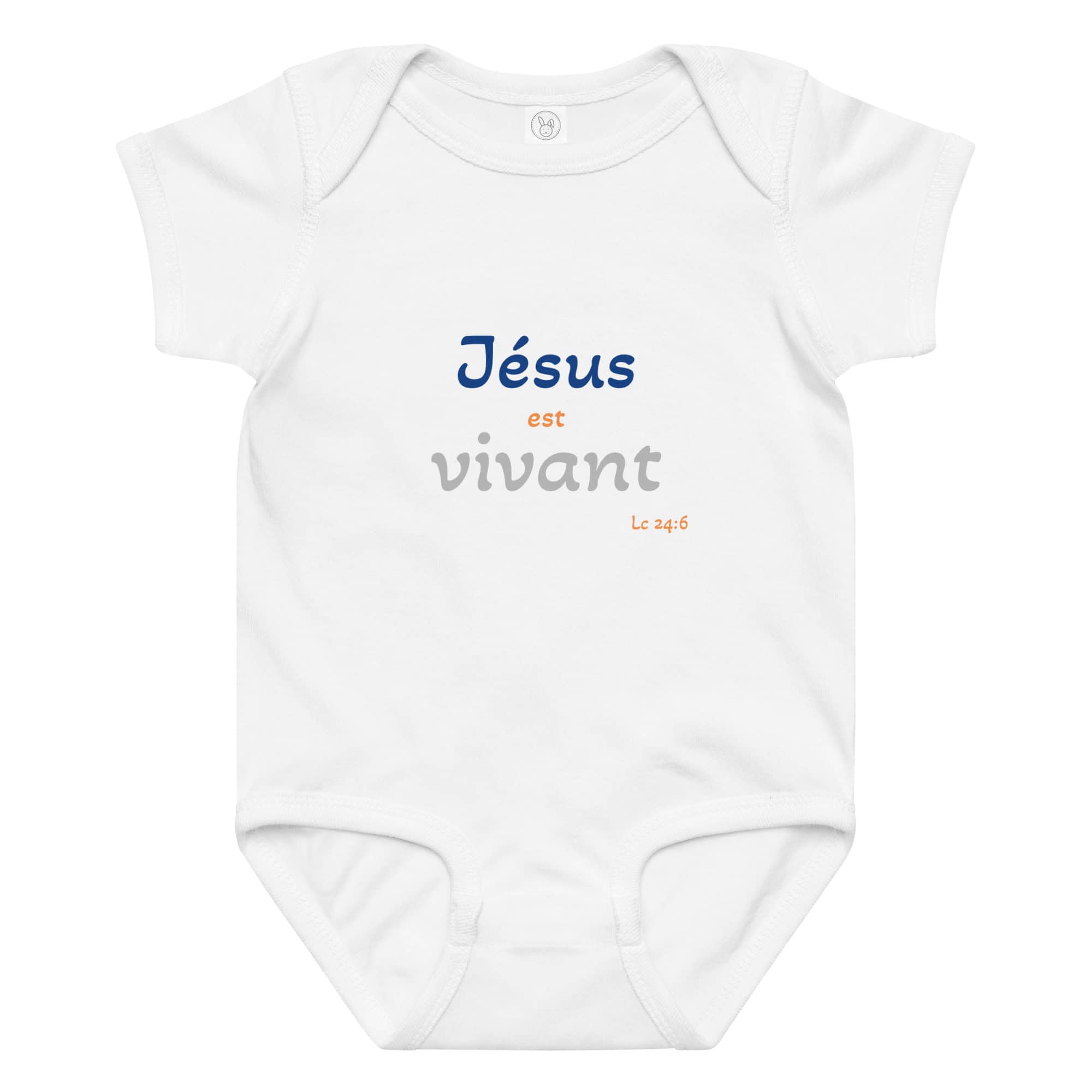 Body en jersey bébé "Jésus est vivant" – Image 9