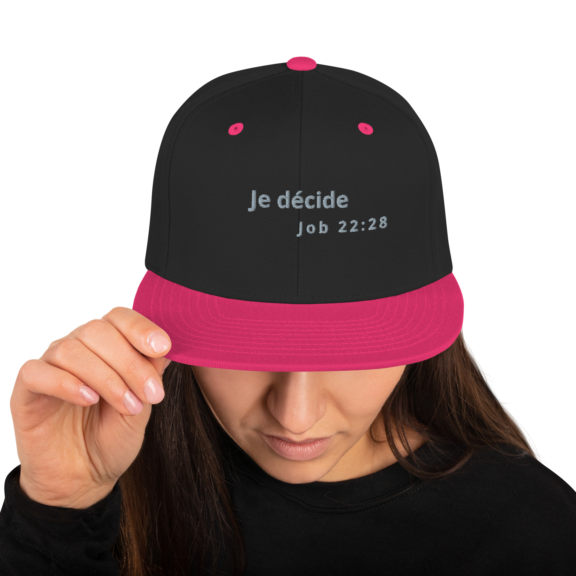 Casquette Snapback "Je décide" – Image 5