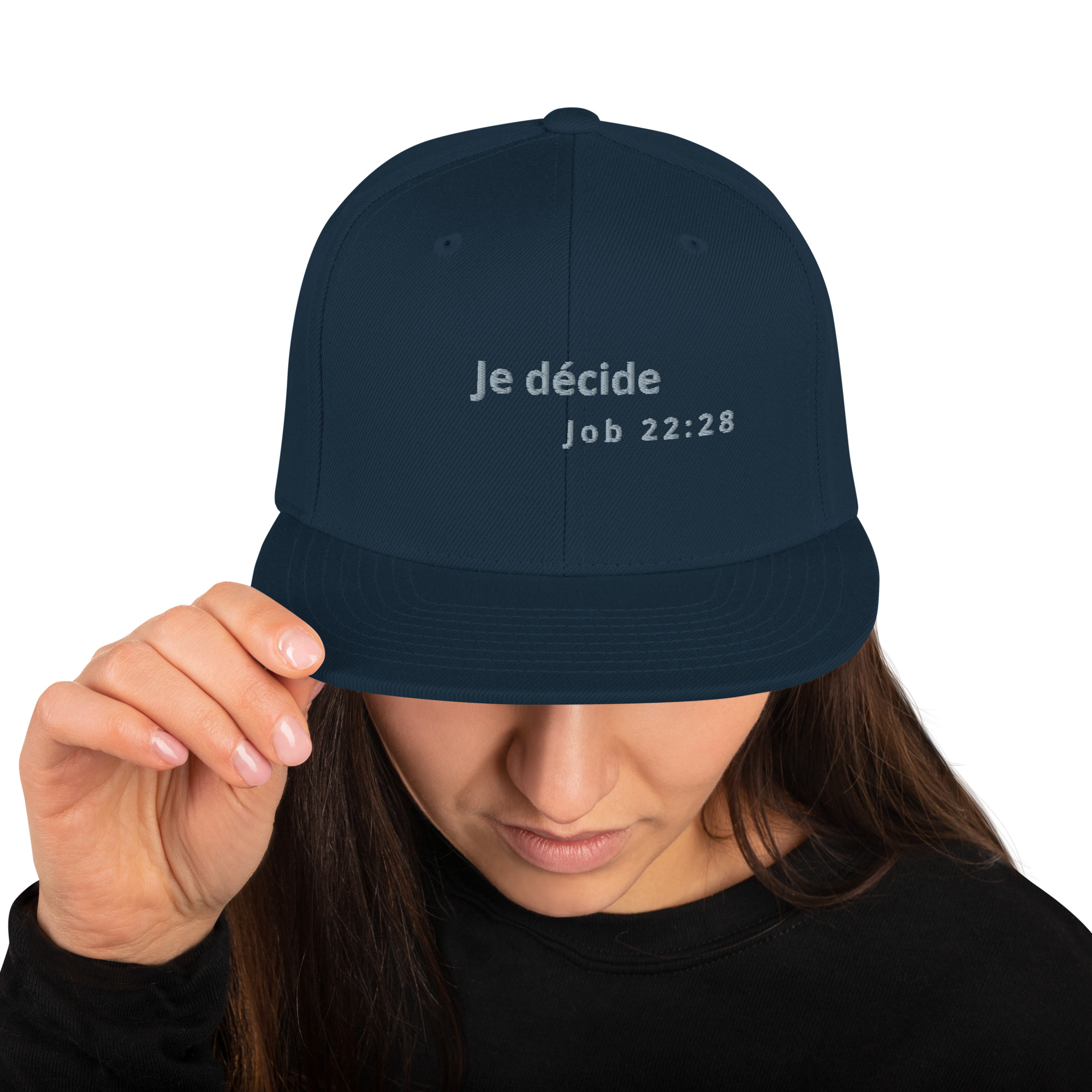 Casquette Snapback "Je décide" – Image 2