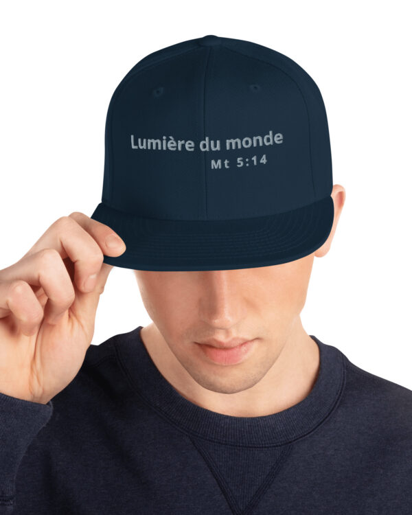 Casquette snapback « Lumière du monde »