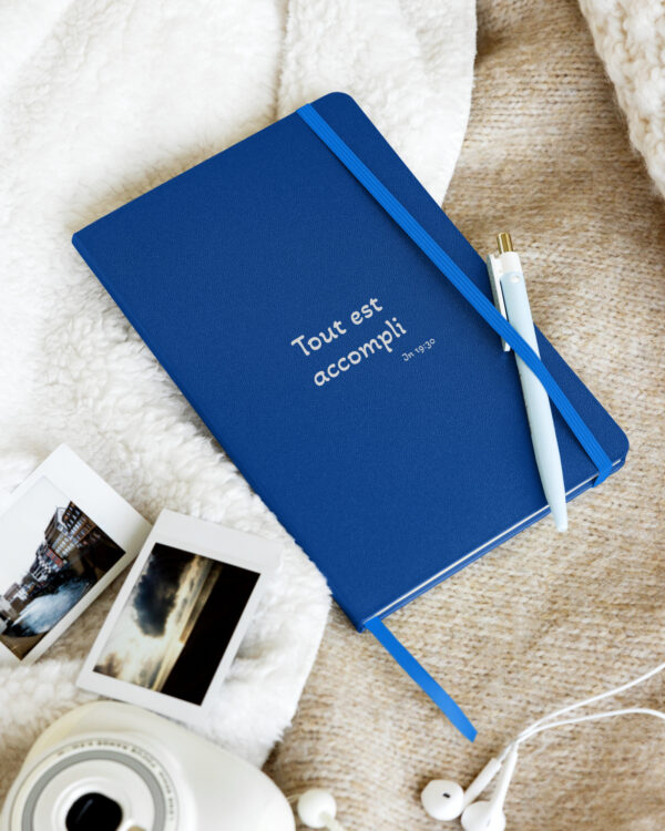 Carnet à couverture rigide « Tout est accompli »