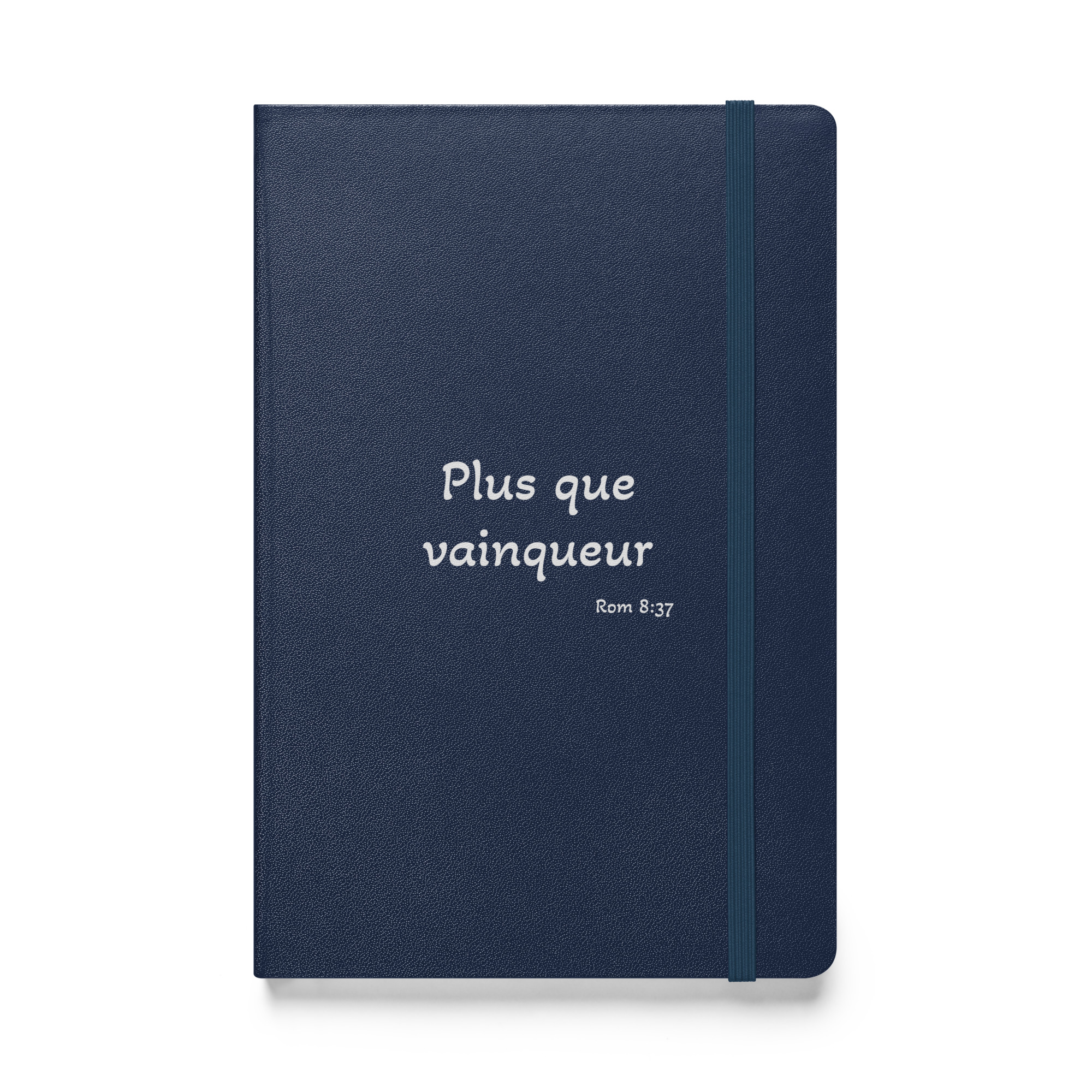 Carnet à couverture rigide "Plus que vainqueur"