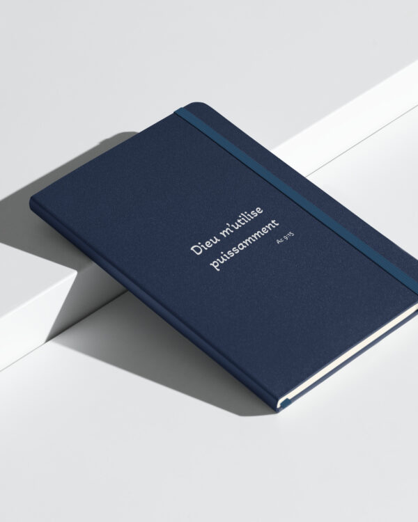 Carnet à couverture rigide « Dieu m’utilise puissamment »