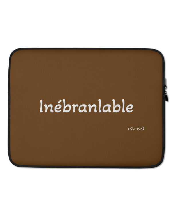 Housse pour ordinateur portable « Inébranlable »