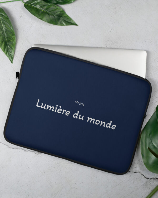 Housse pour ordinateur portable « Lumière du monde »
