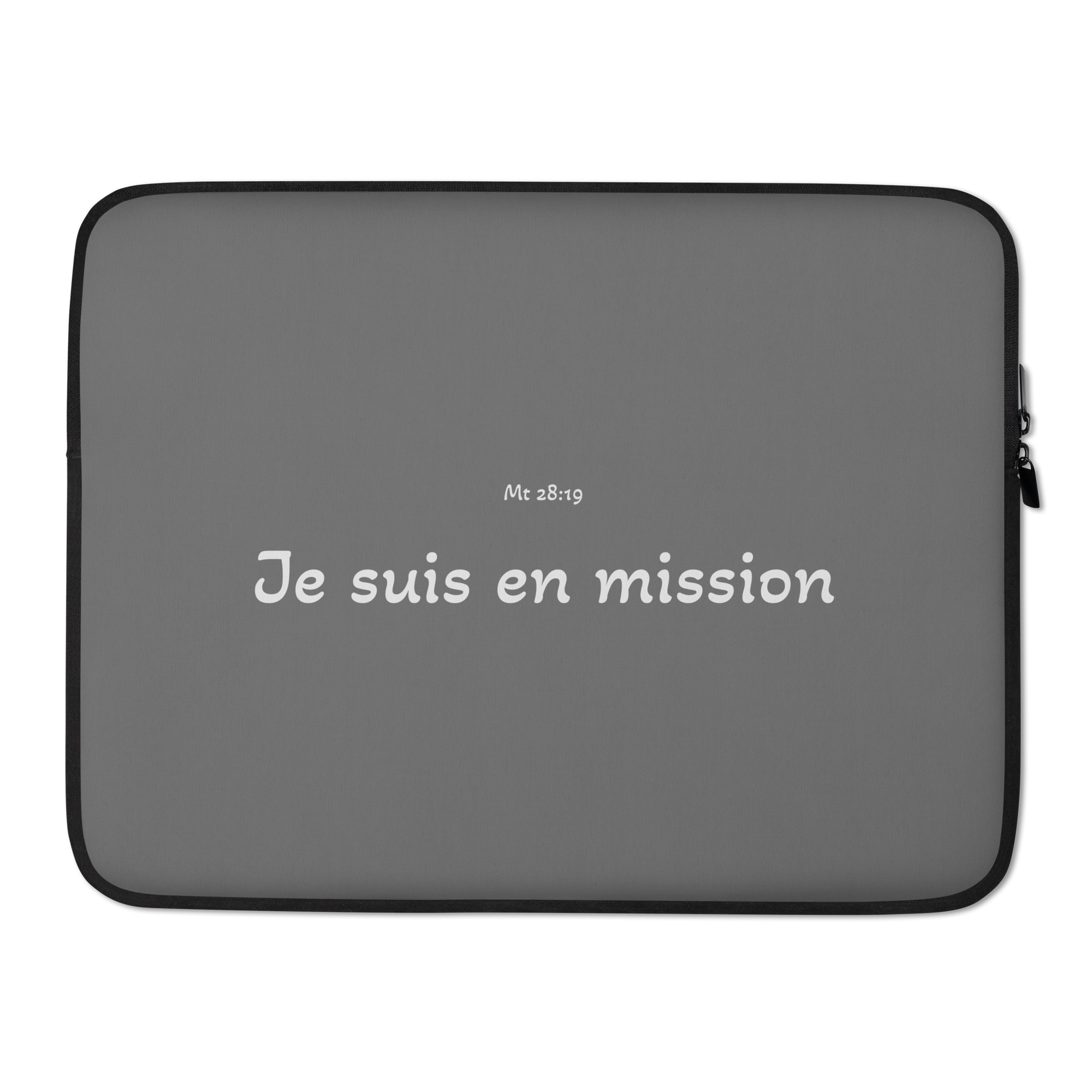 Housse Pour Ordinateur Portable "Je suis en mission" – Image 2