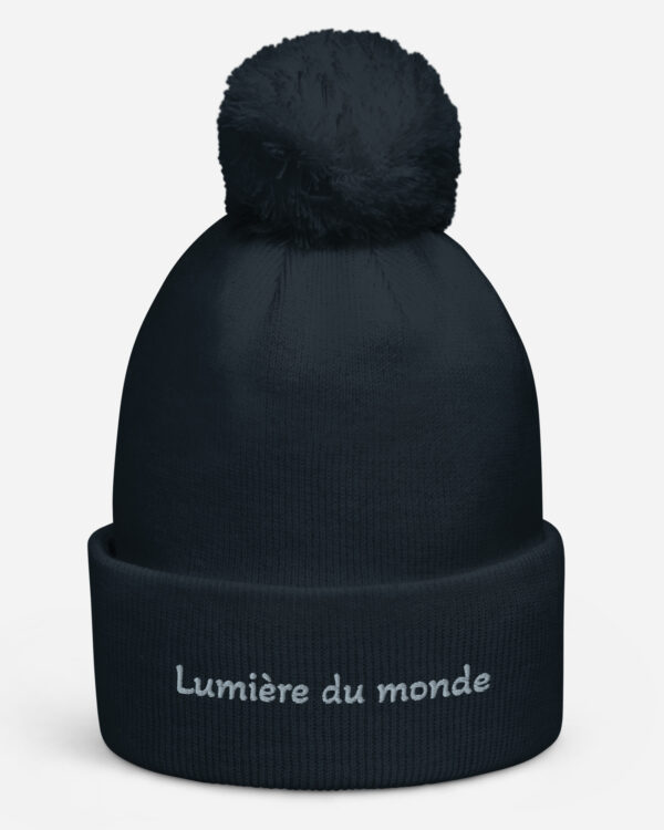Bonnet à pompon « Lumière du monde »