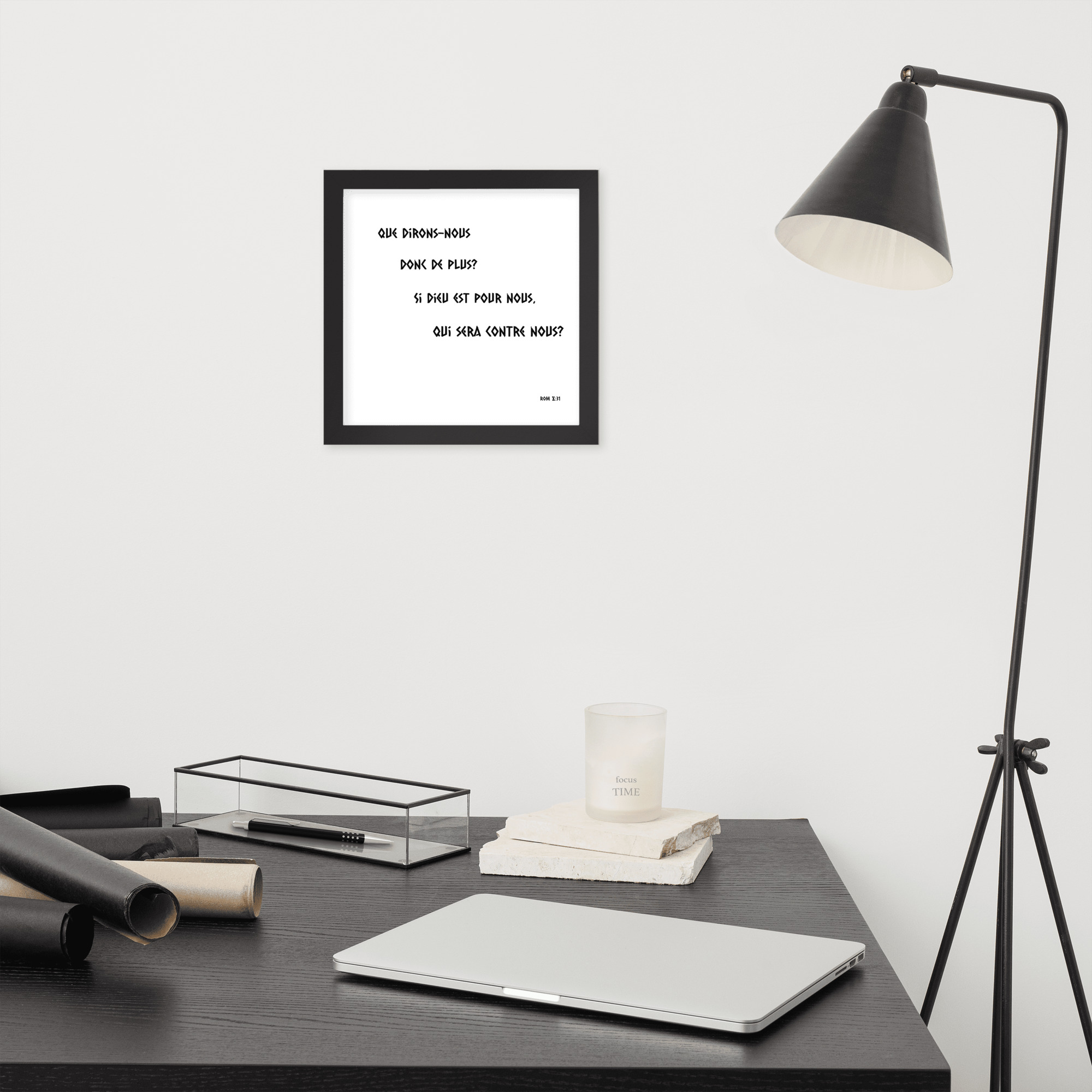 Poster premium encadré "Rom 8:31" – Image 3