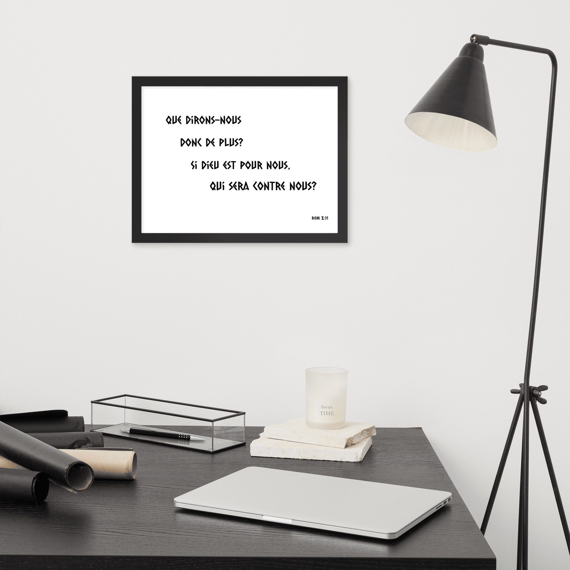 Poster premium encadré "Rom 8:31" – Image 6