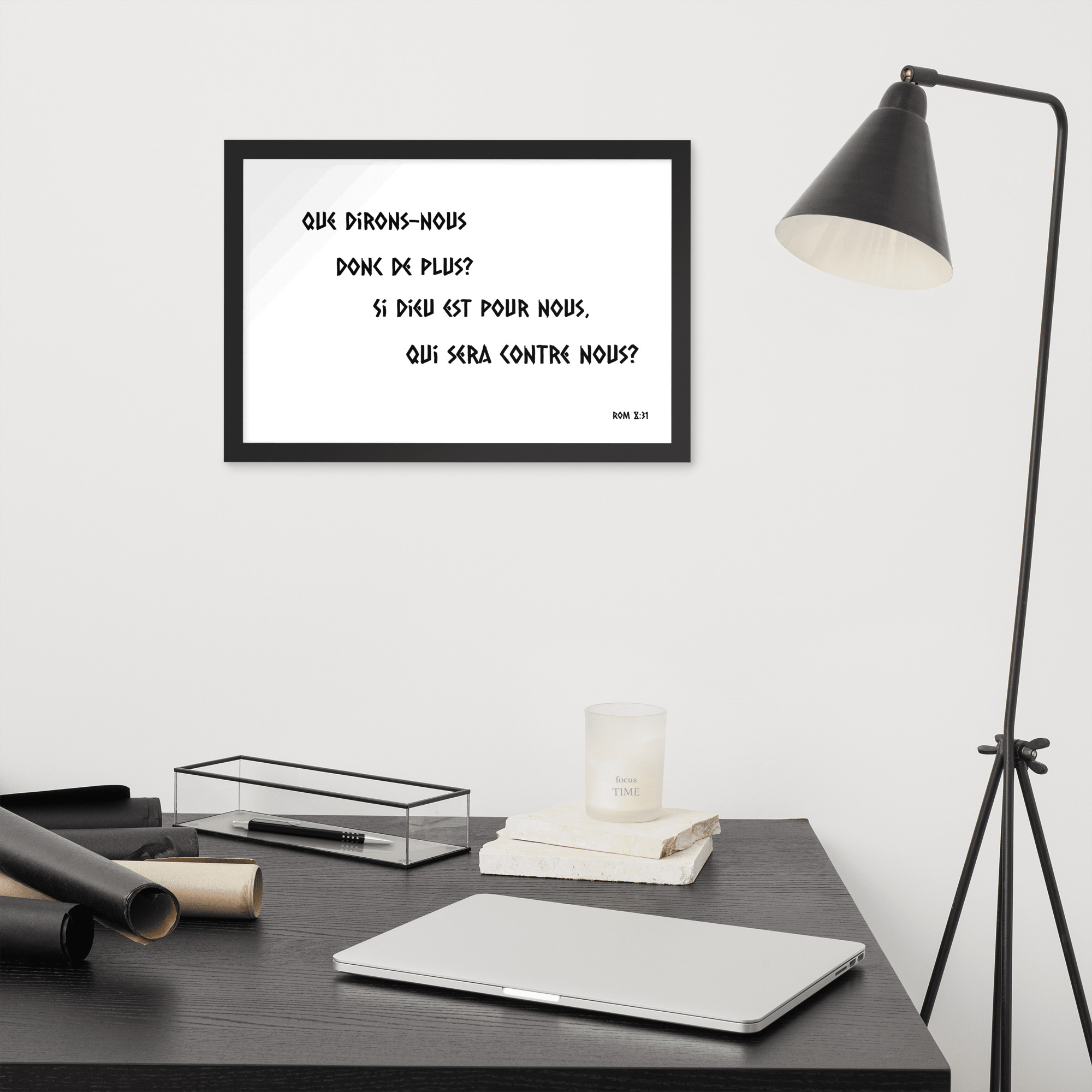 Poster premium encadré "Rom 8:31" – Image 7