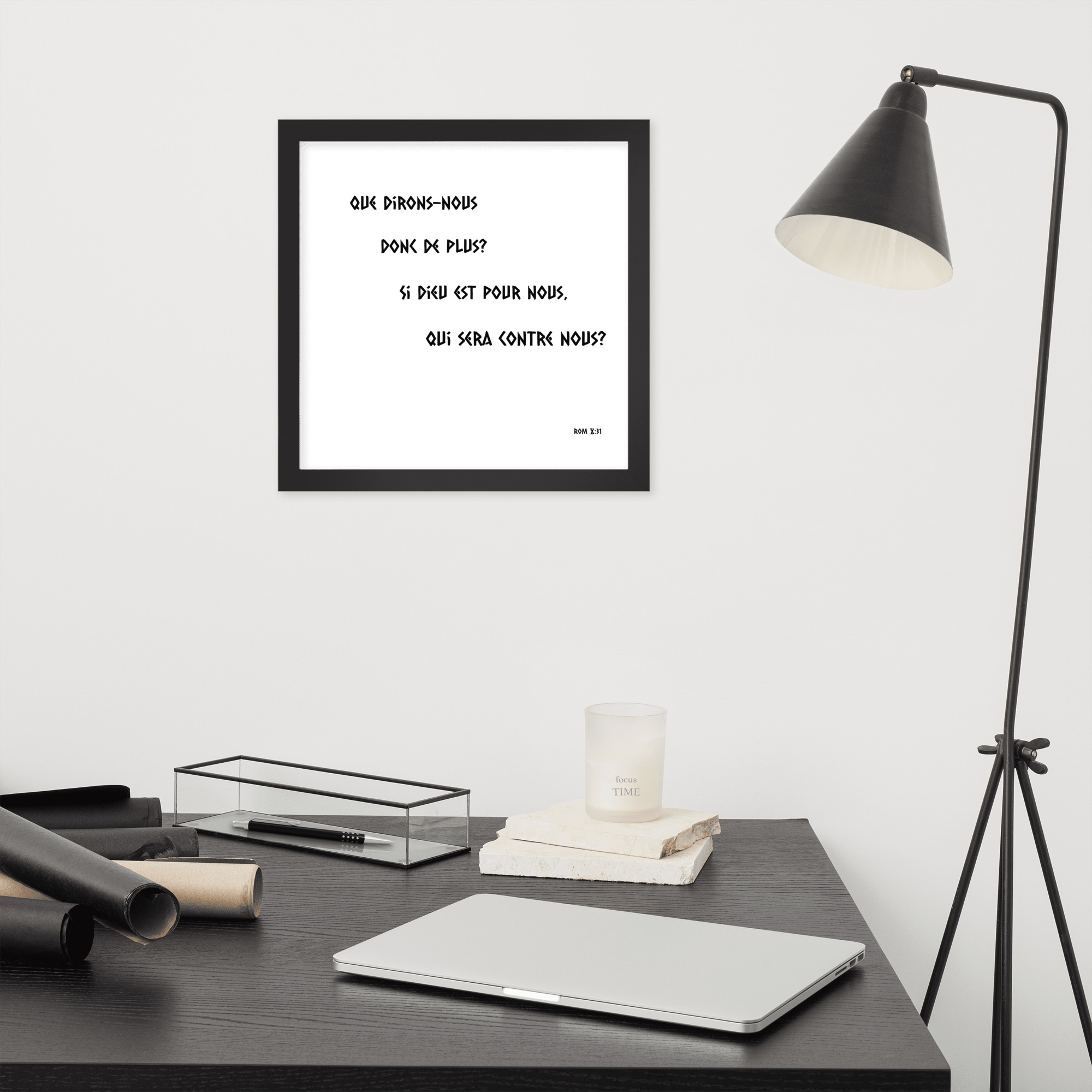 Poster premium encadré "Rom 8:31" – Image 8