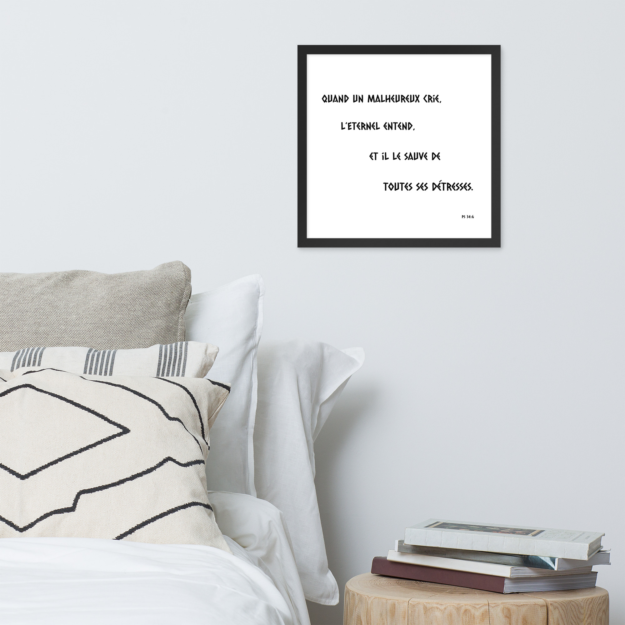 Poster premium encadré "Ps 34:6" – Image 9