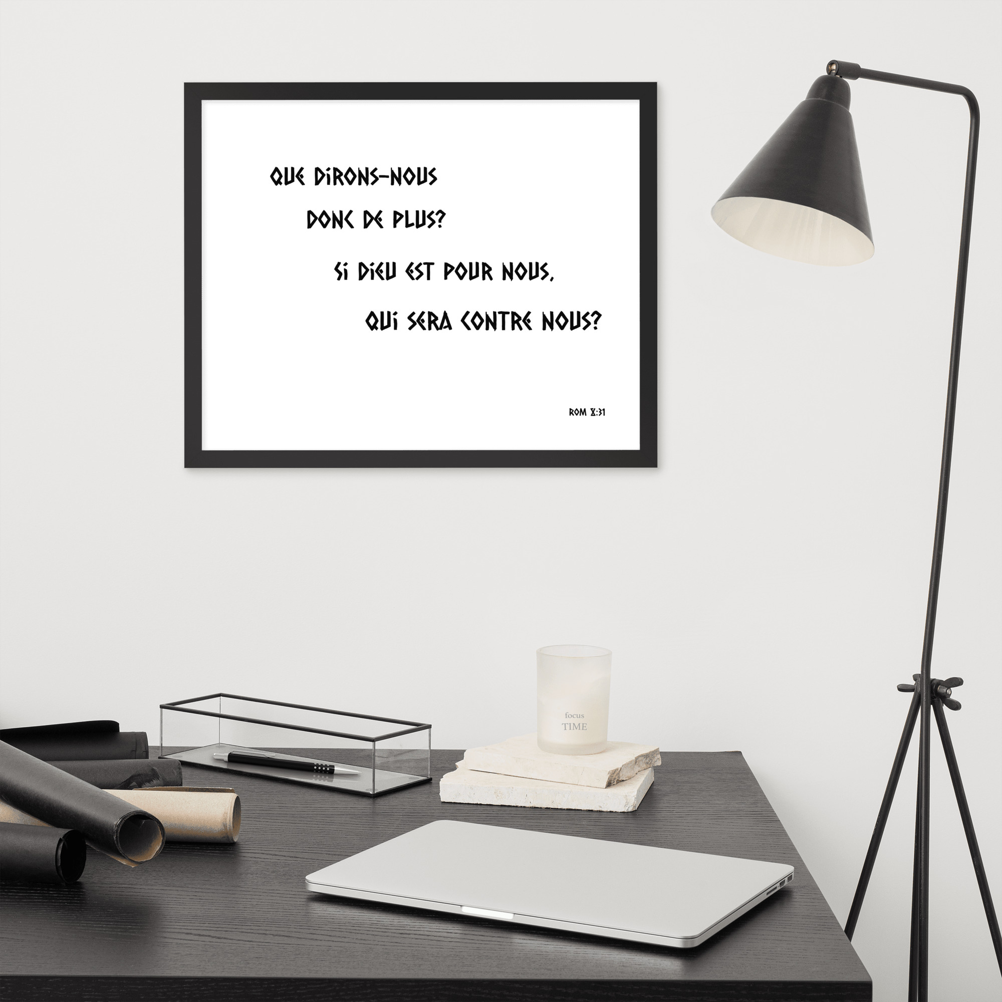 Poster premium encadré "Rom 8:31" – Image 10