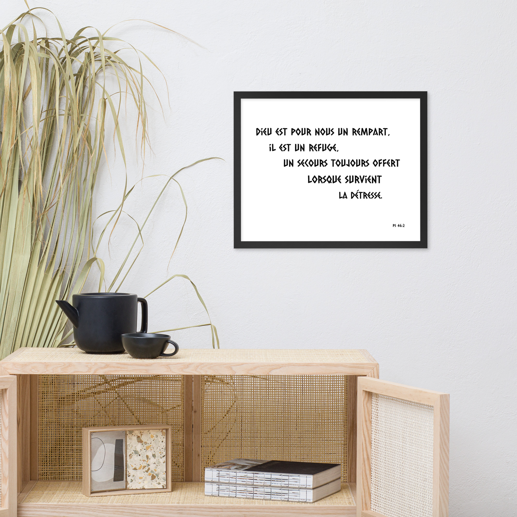 Poster premium encadré "Ps 46:2" – Image 10