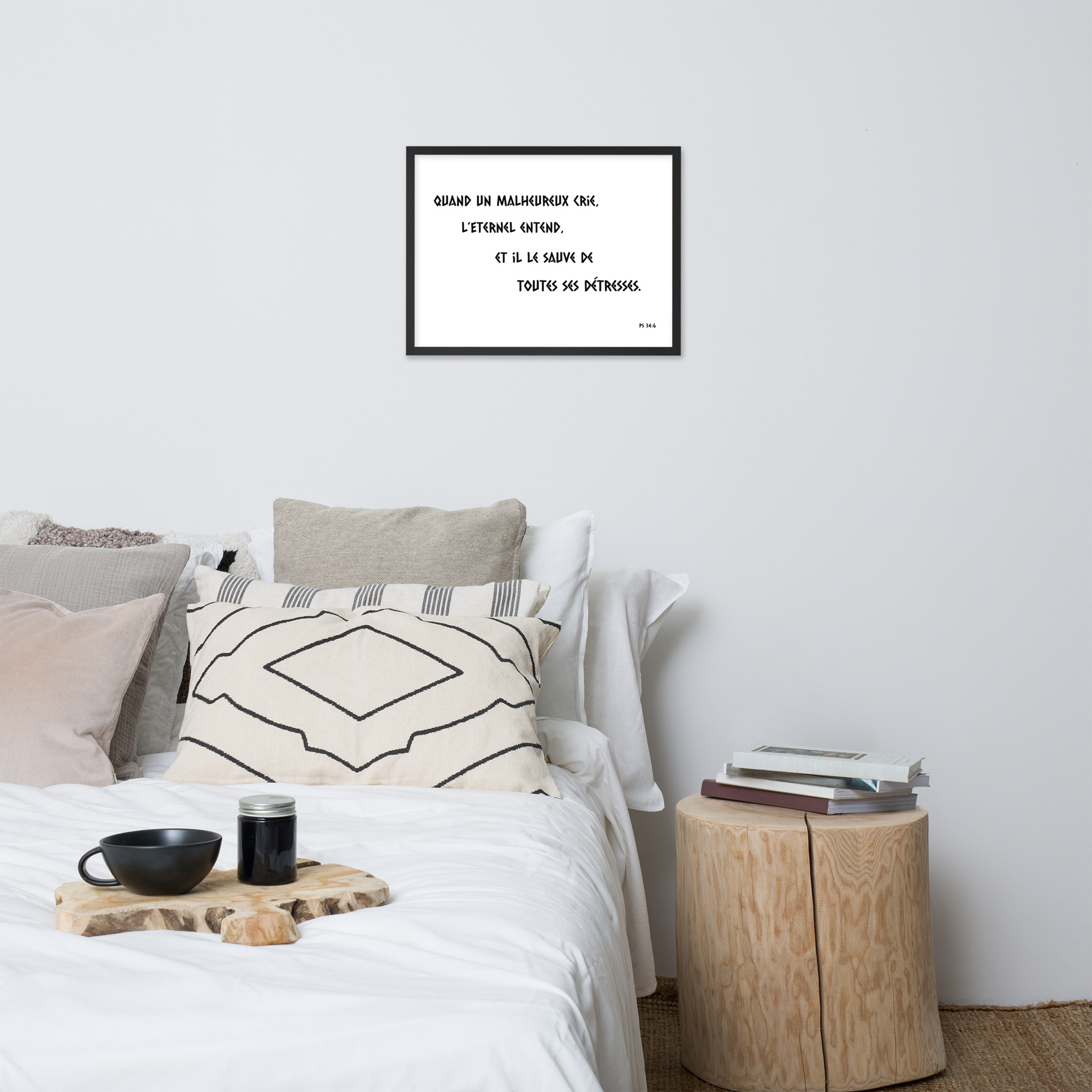 Poster premium encadré "Ps 34:6" – Image 11