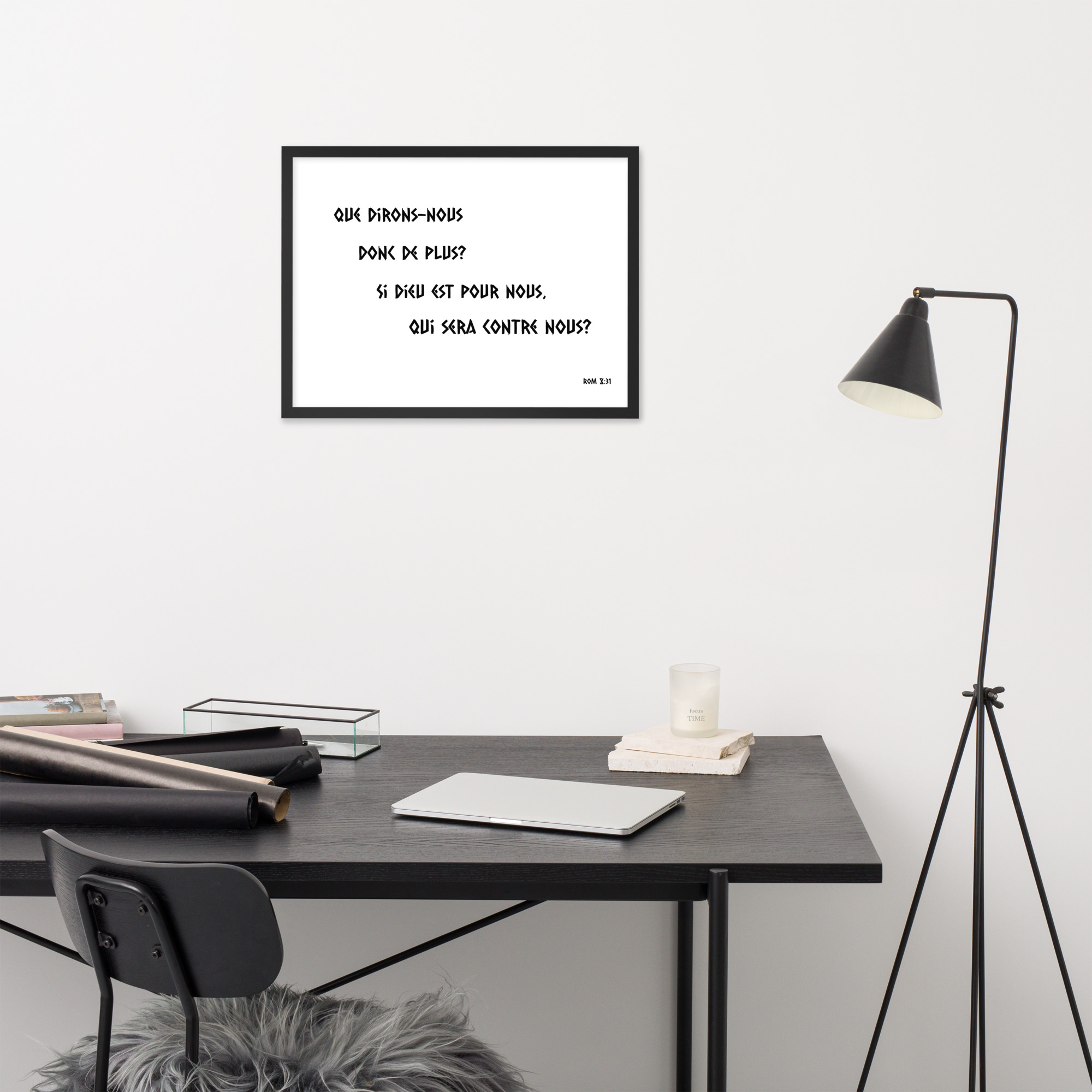 Poster premium encadré "Rom 8:31" – Image 12