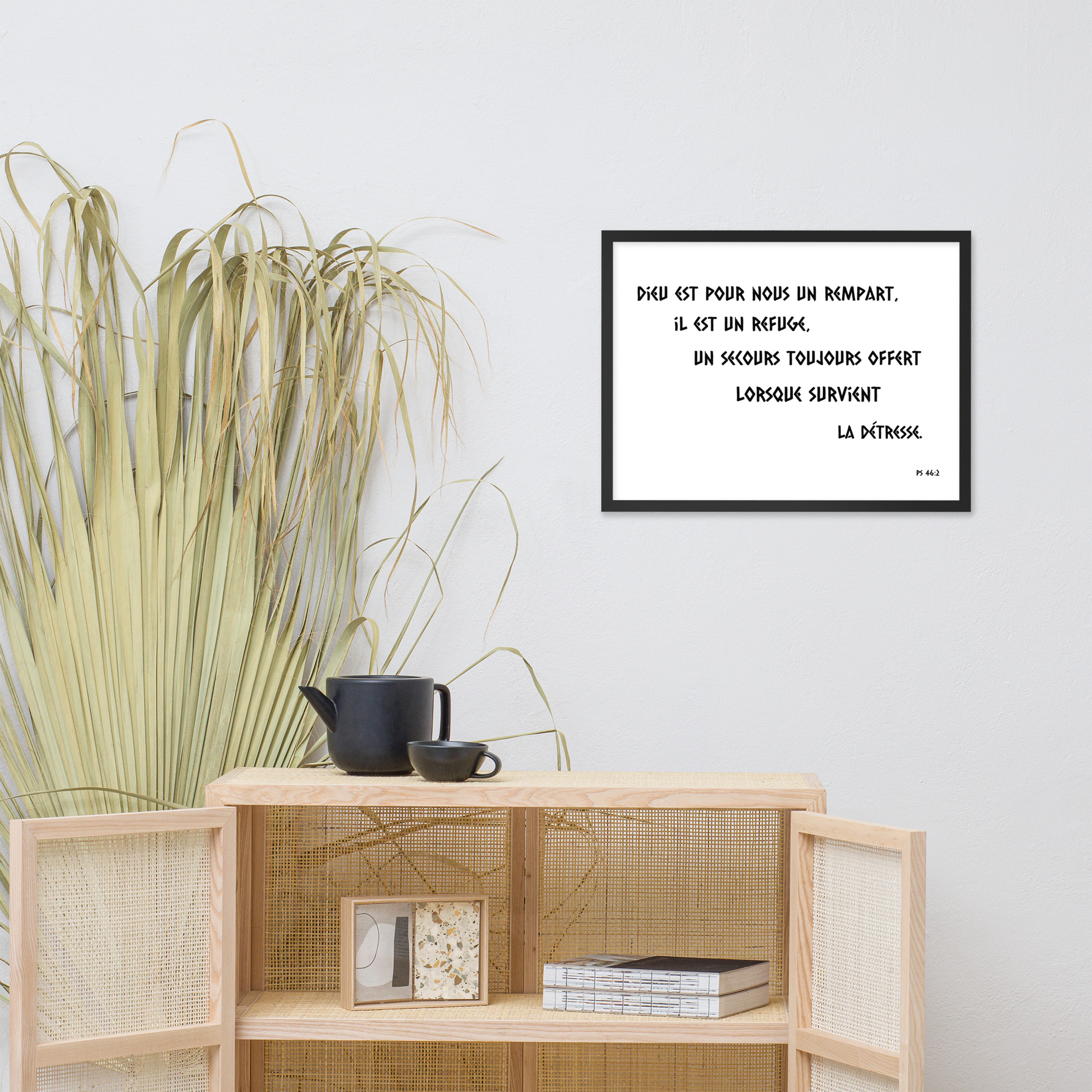 Poster premium encadré "Ps 46:2" – Image 12