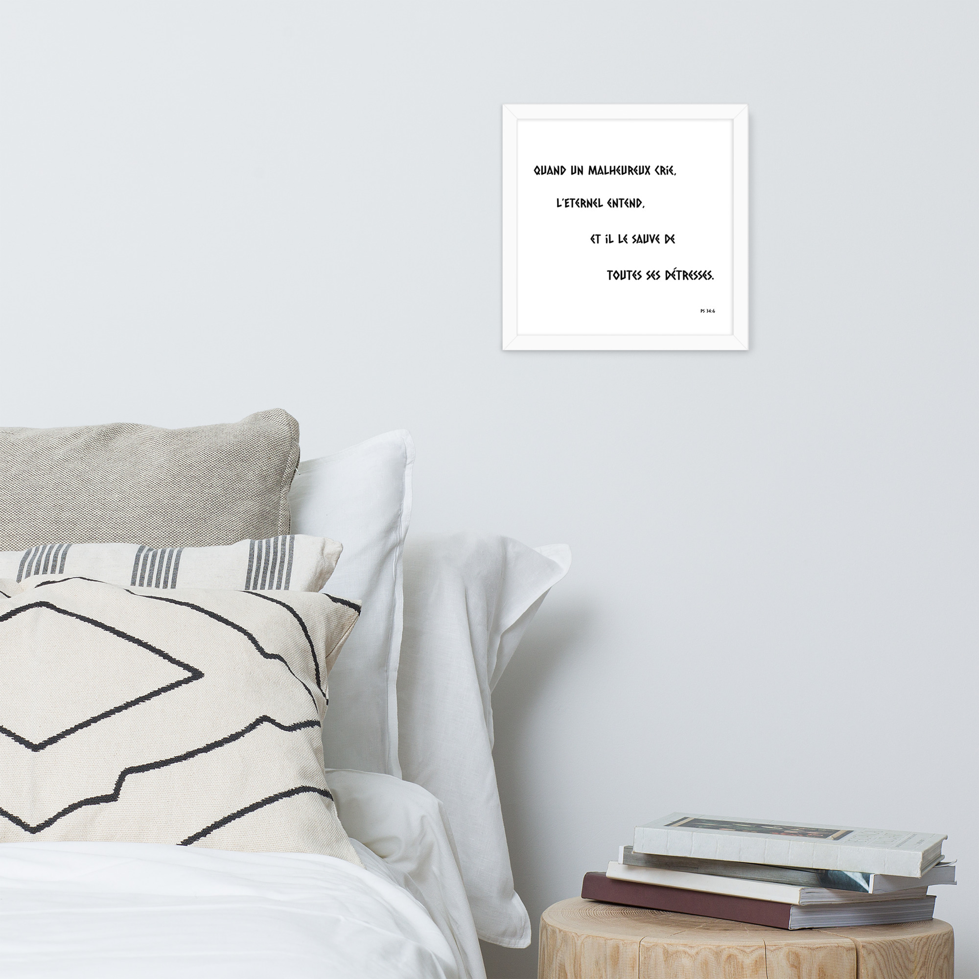 Poster premium encadré "Ps 34:6" – Image 16