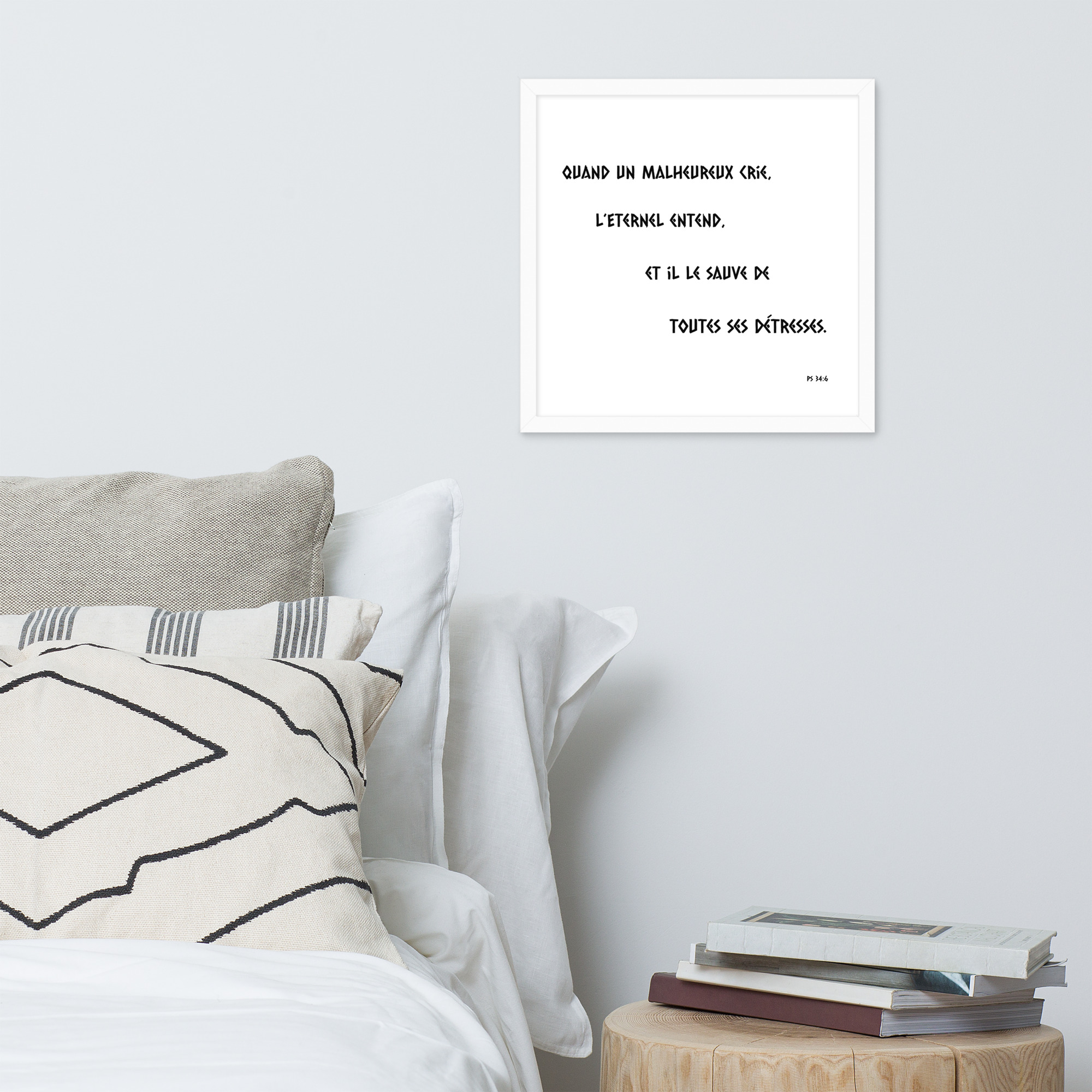 Poster premium encadré "Ps 34:6" – Image 20