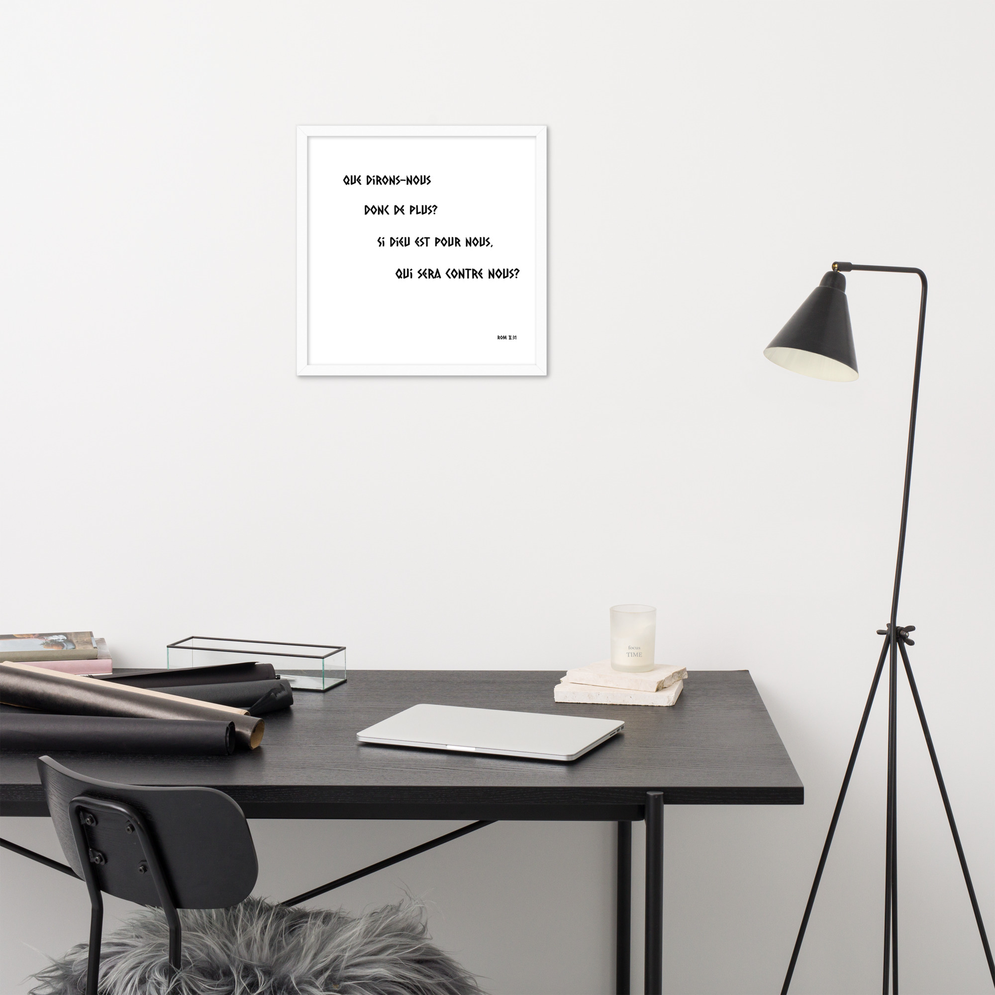 Poster premium encadré "Rom 8:31" – Image 22