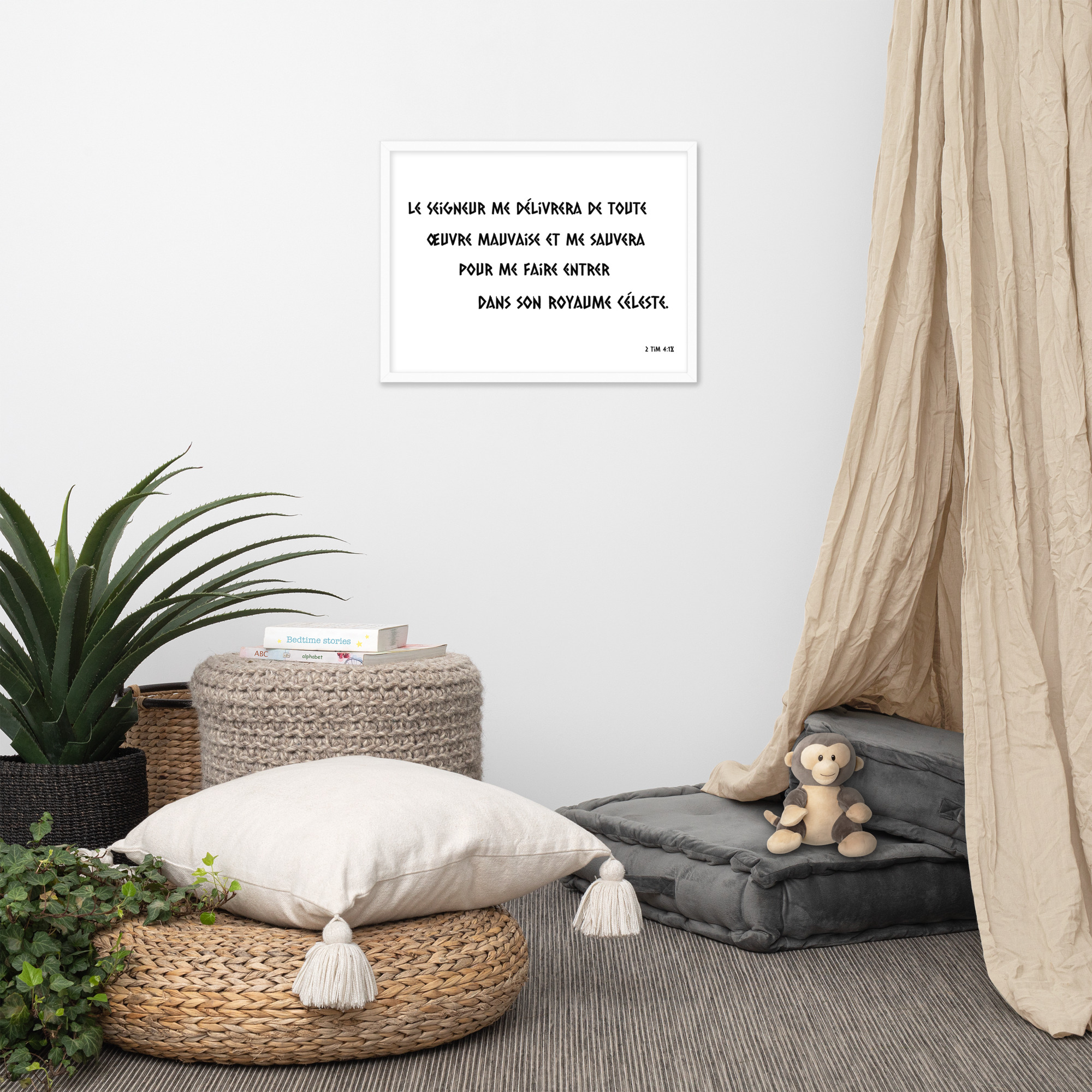 Poster premium encadré "2 Tim 4:18" – Image 23