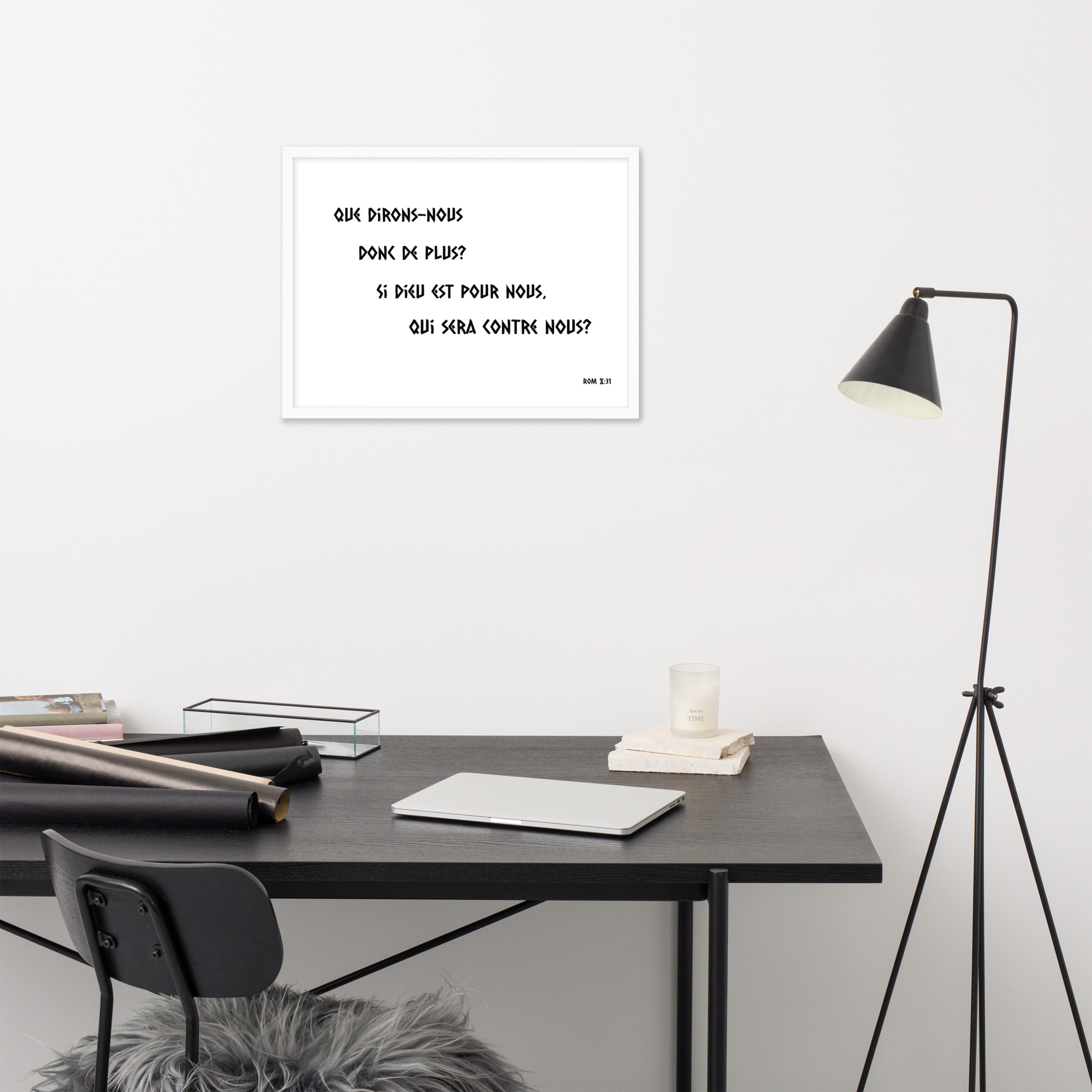 Poster premium encadré "Rom 8:31" – Image 23