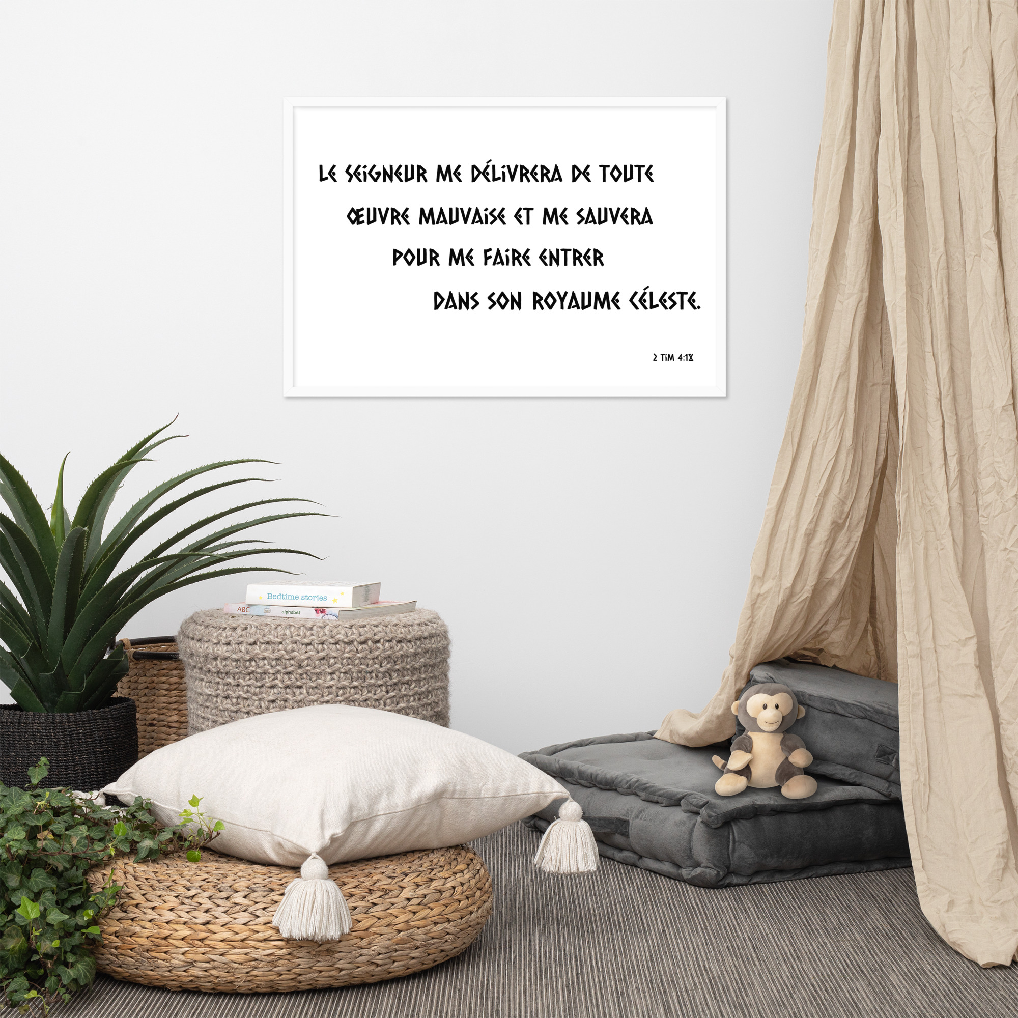 Poster premium encadré "2 Tim 4:18" – Image 24