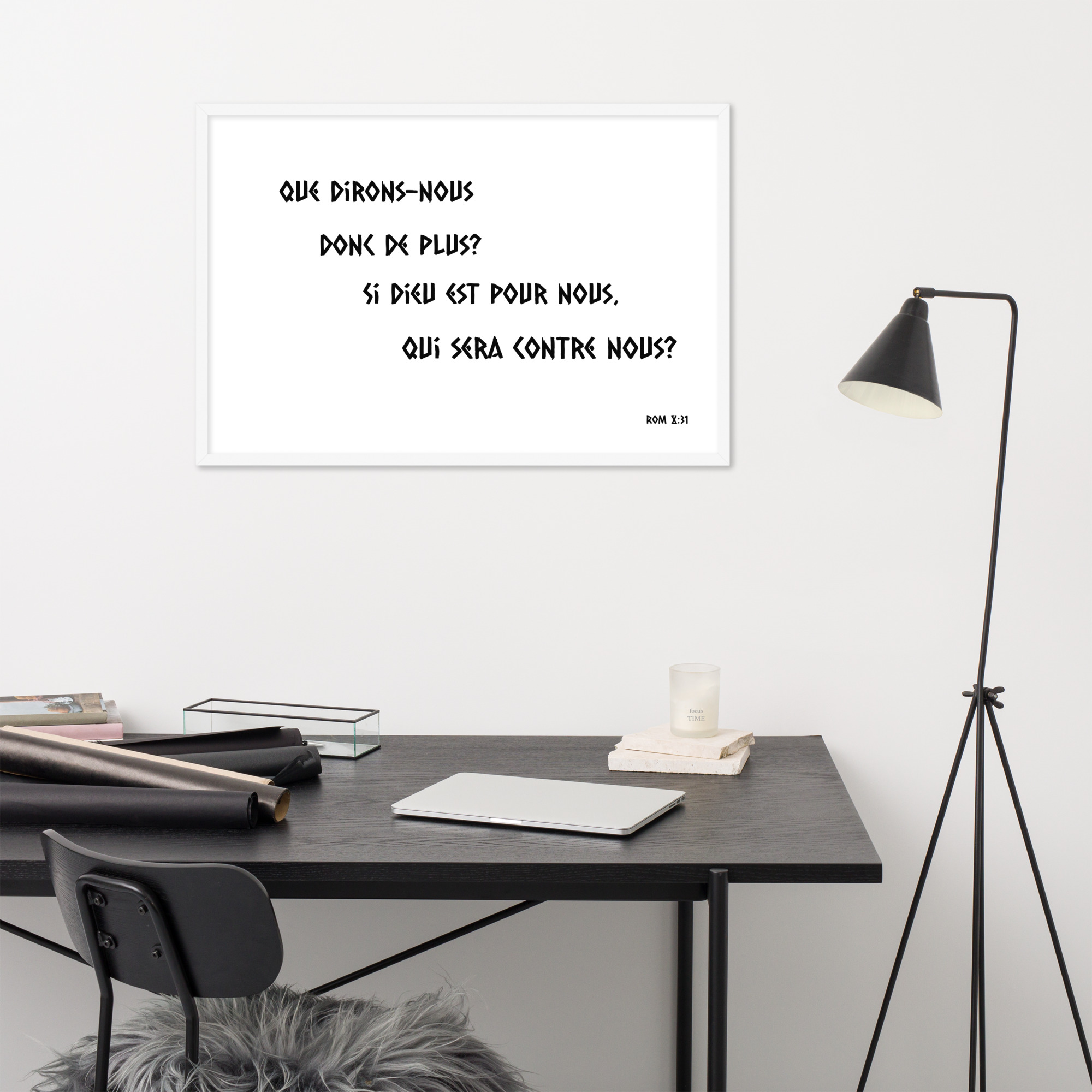 Poster premium encadré "Rom 8:31" – Image 24