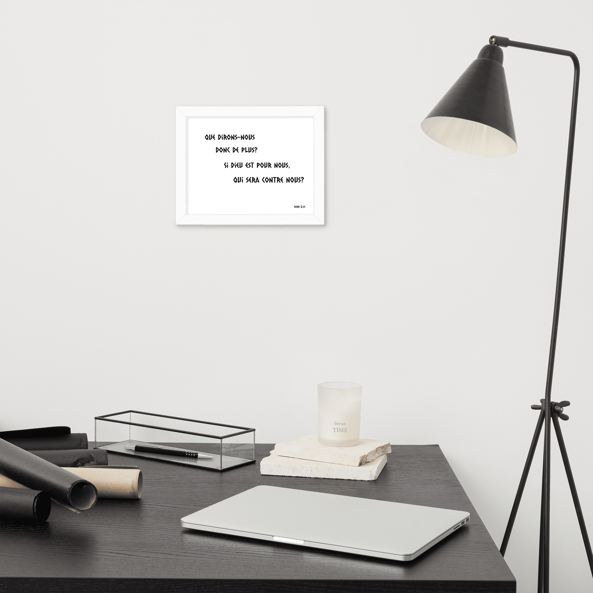 Poster premium encadré "Rom 8:31" – Image 13