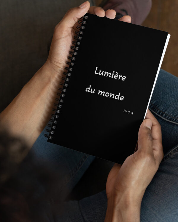 Carnet à spirale « Lumière du monde »