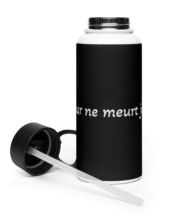 Bouteille isotherme « L’amour ne meurt jamais »