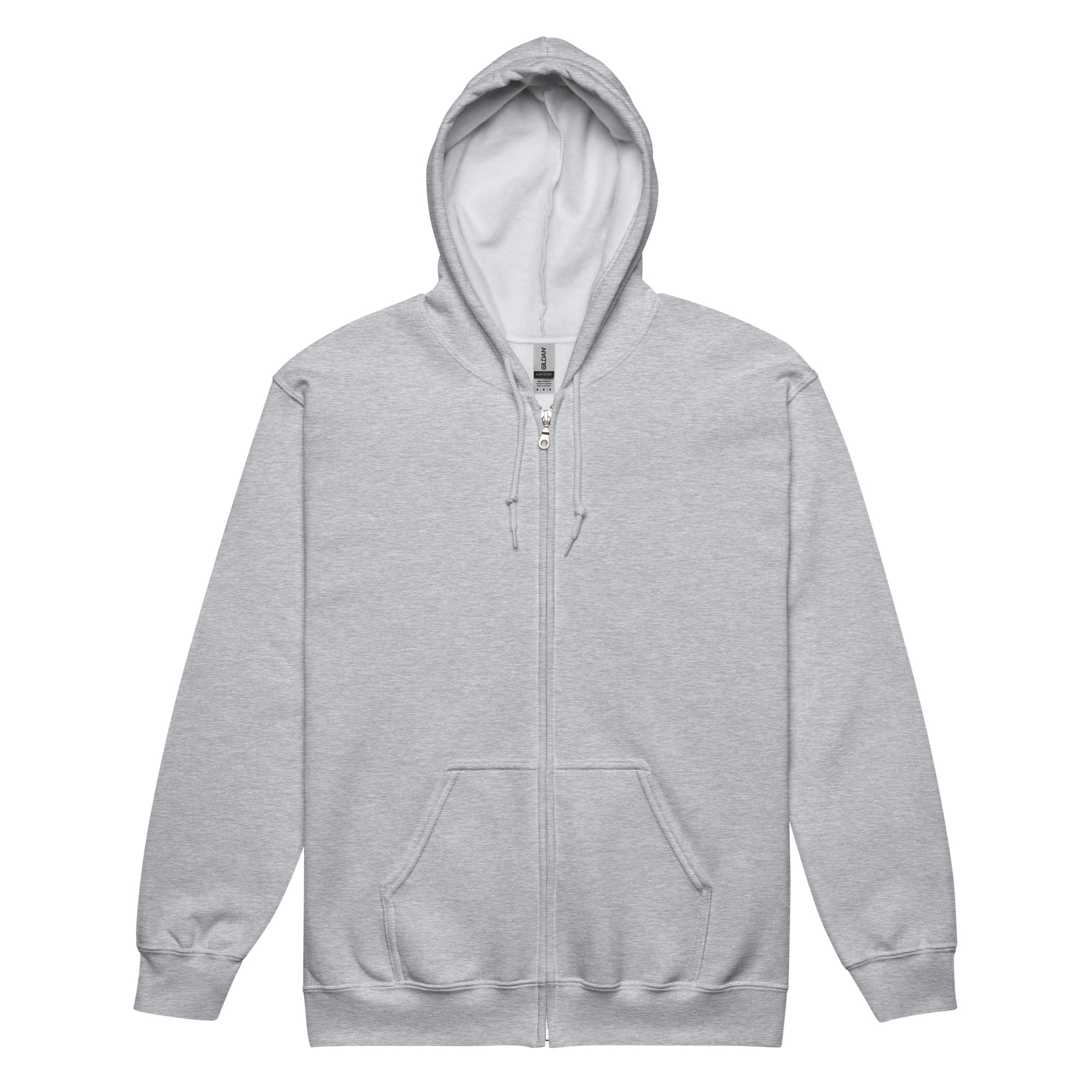 Sweat à capuche épais unisexe à fermeture éclair "En toutes choses, rendez grâce" – Image 12