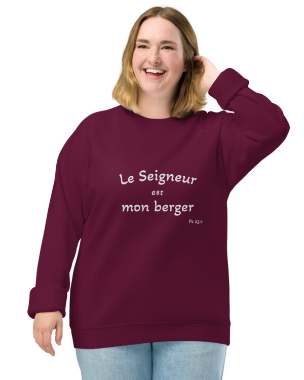 Sweatshirt écologique unisexe « Le Seigneur est mon berger »