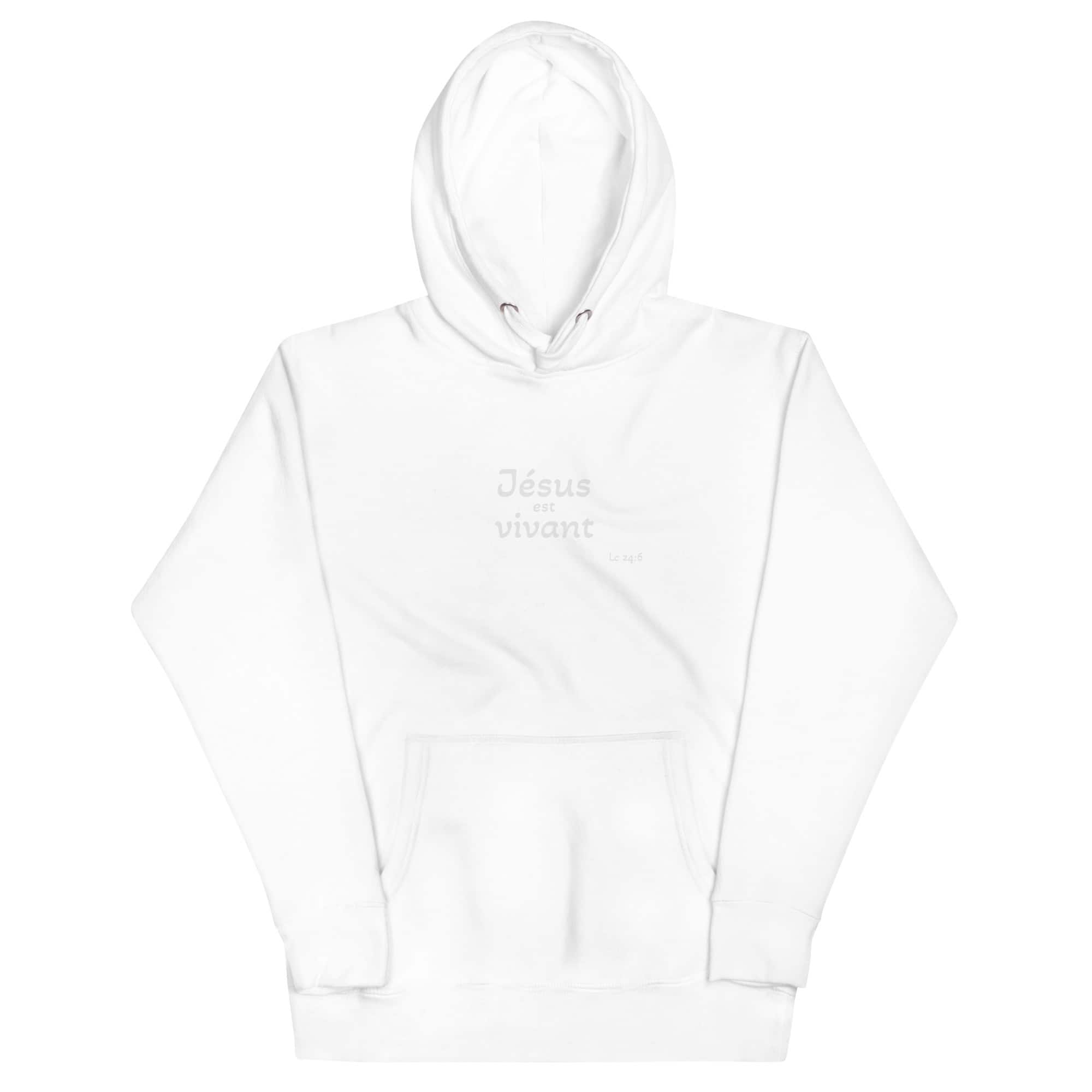 Sweat à Capuche Unisexe "Jésus est vivant" – Image 29