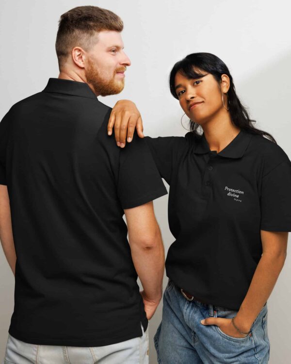 Polo piqué unisexe « Protection divine »